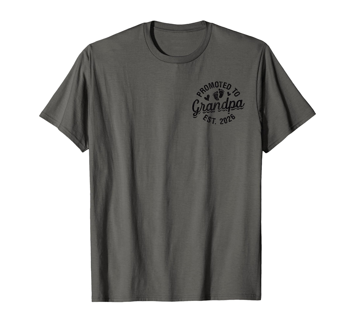 Mens Promoted To Grandpa Est 2026 T-Shirt - Trendy Graphic Unisex - T-Shirt, Sweatshirt, Hoodie