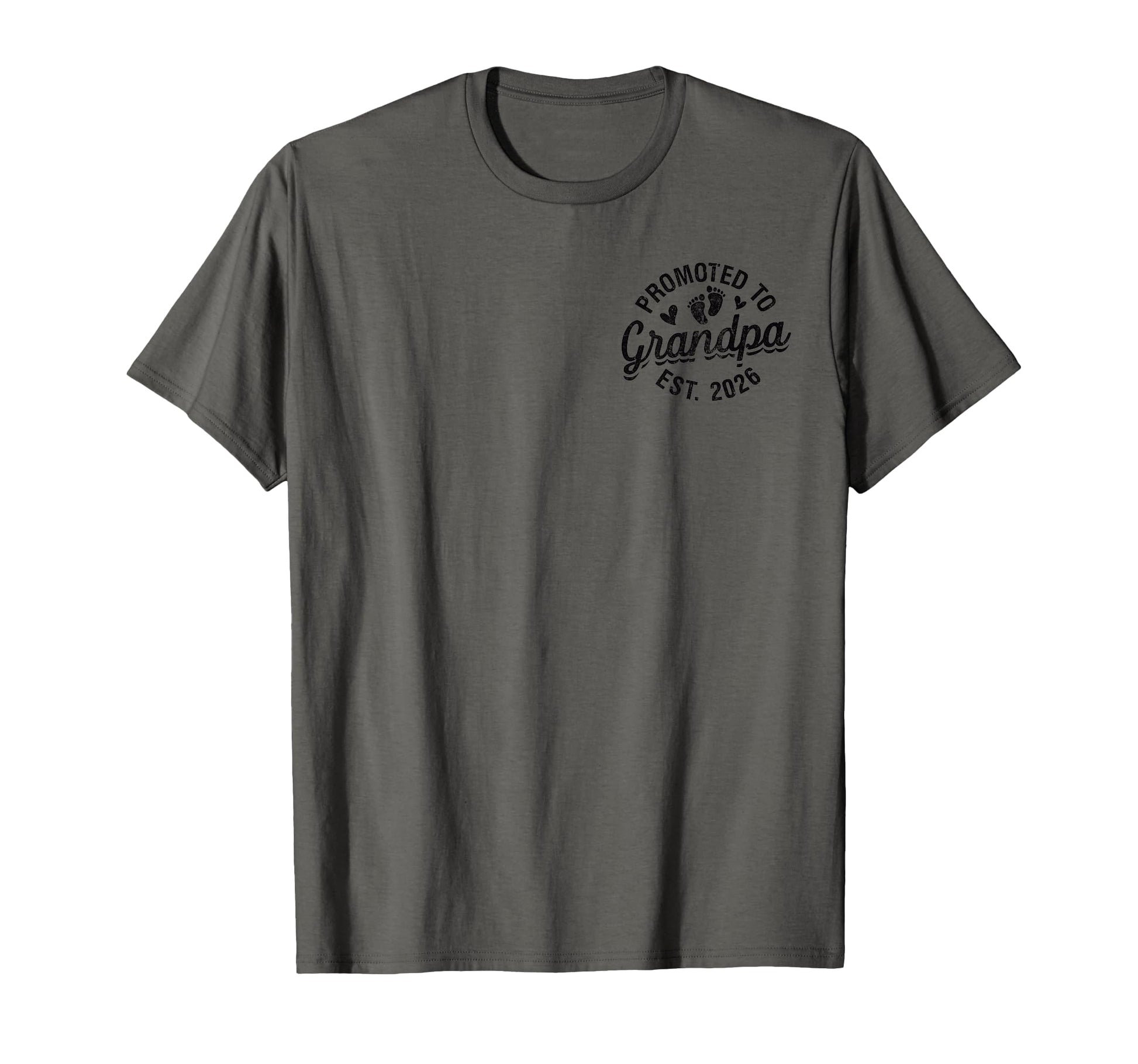 Mens Promoted To Grandpa Est 2026 T-Shirt - Trendy Graphic Unisex - T-Shirt, Sweatshirt, Hoodie