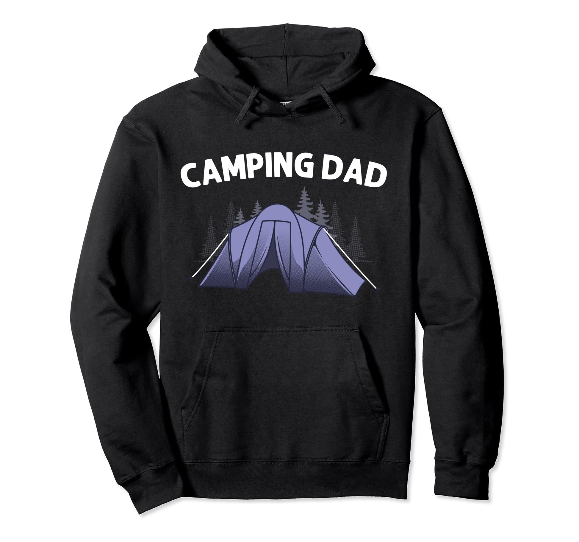 Camping Dad Father Camper Rv Tent Hoodie - Novelty Apparel Men Women - T-Shirt, Sweatshirt, Hoodie