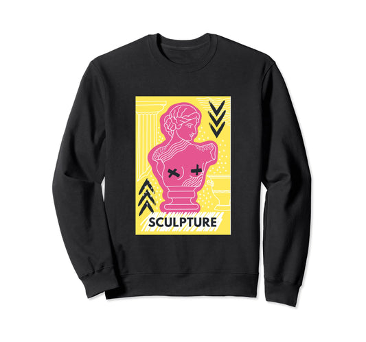 Abstract Art Statue Pop Art Modern Sweatshirt - Novelty Apparel for Adults - T-Shirt, Sweatshirt, Hoodie