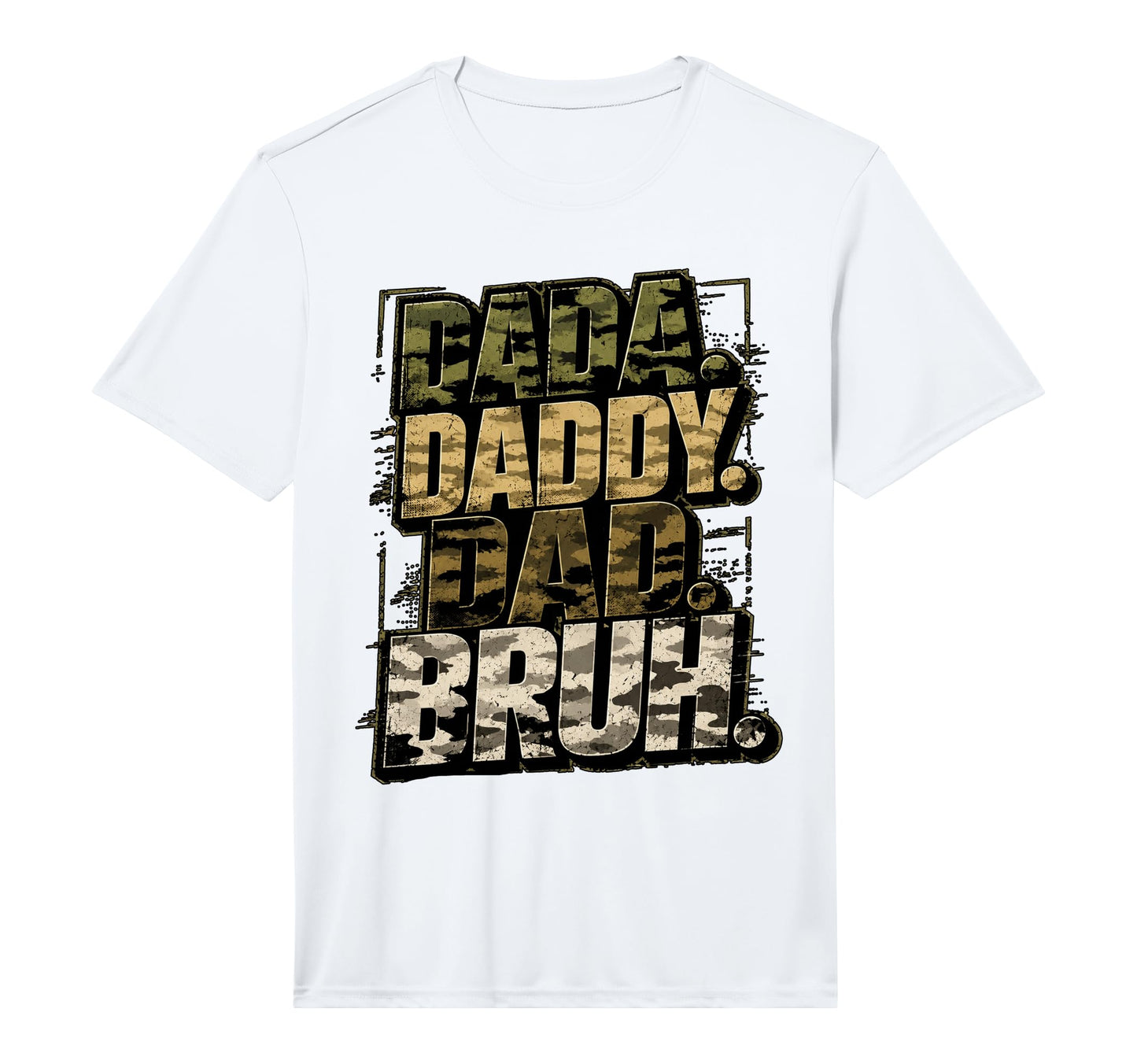 Funny Dad Camo Military Papa Gifts T-Shirt - Fun Novelty Design for Adults - T-Shirt, Sweatshirt, Hoodie