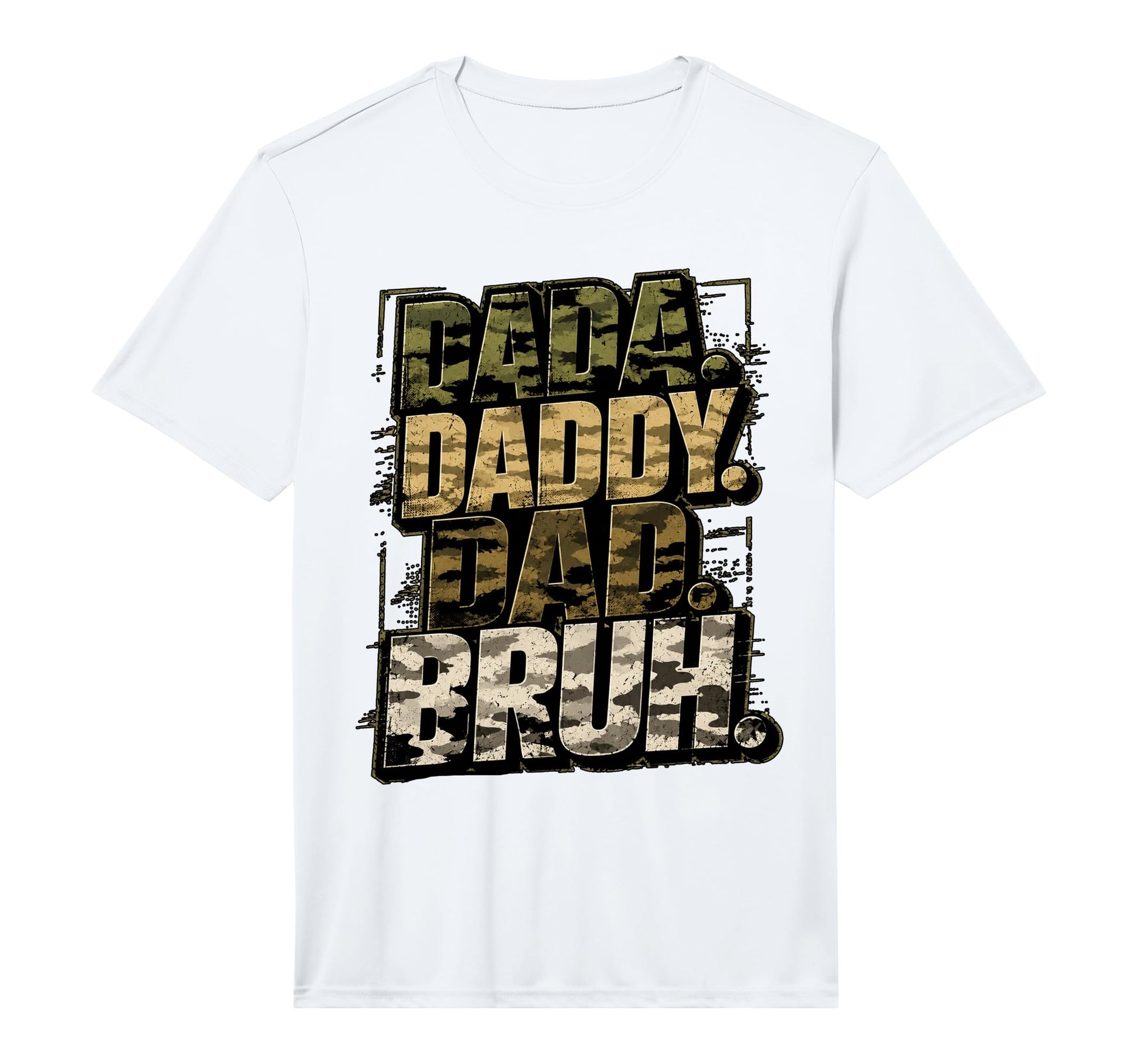 Funny Dad Camo Military Papa Gifts T-Shirt - Fun Novelty Design for Adults - T-Shirt, Sweatshirt, Hoodie