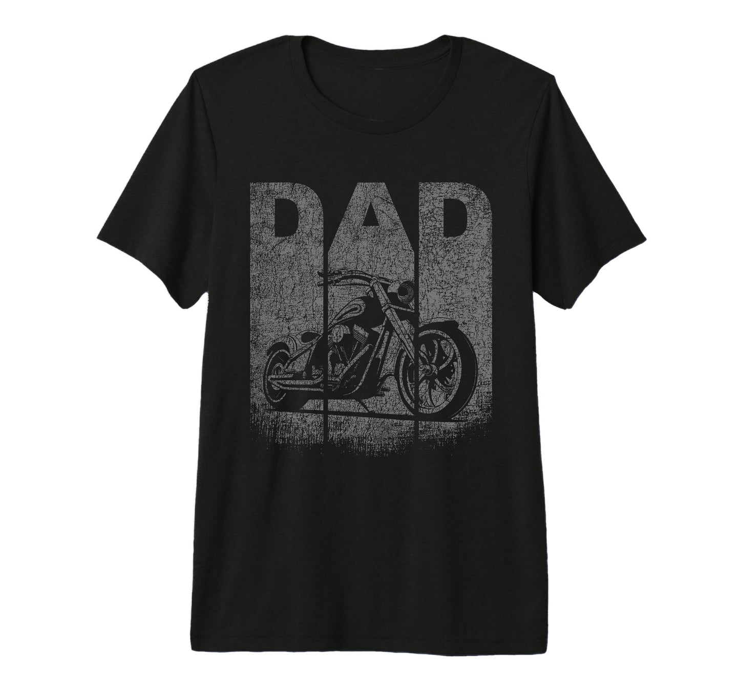 Motorcycle Dad Fathers Day T-Shirt - Fun Novelty Design Men Women - T-Shirt, Sweatshirt, Hoodie