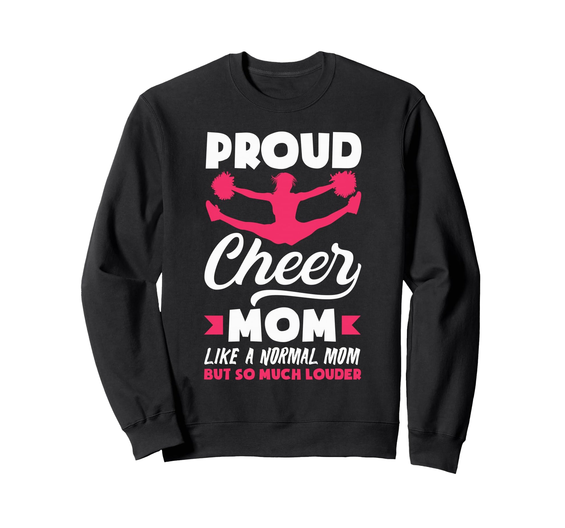 Cheer Mom Cheerleader Mom Cheer Sweatshirt - Trendy Graphic for Adults - T-Shirt, Sweatshirt, Hoodie