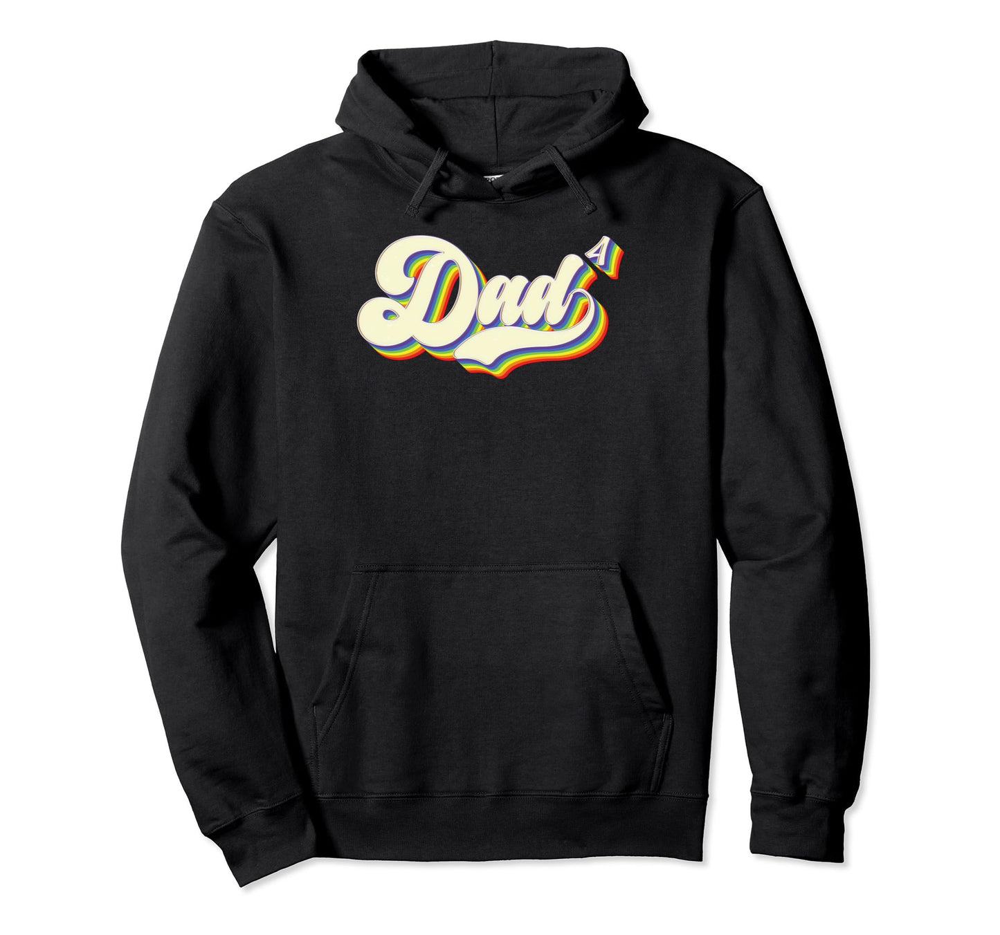 Dad4 Fathers Day Dad To Fourth Power Funny Hoodie - Trendy Graphic Unisex - T-Shirt, Sweatshirt, Hoodie