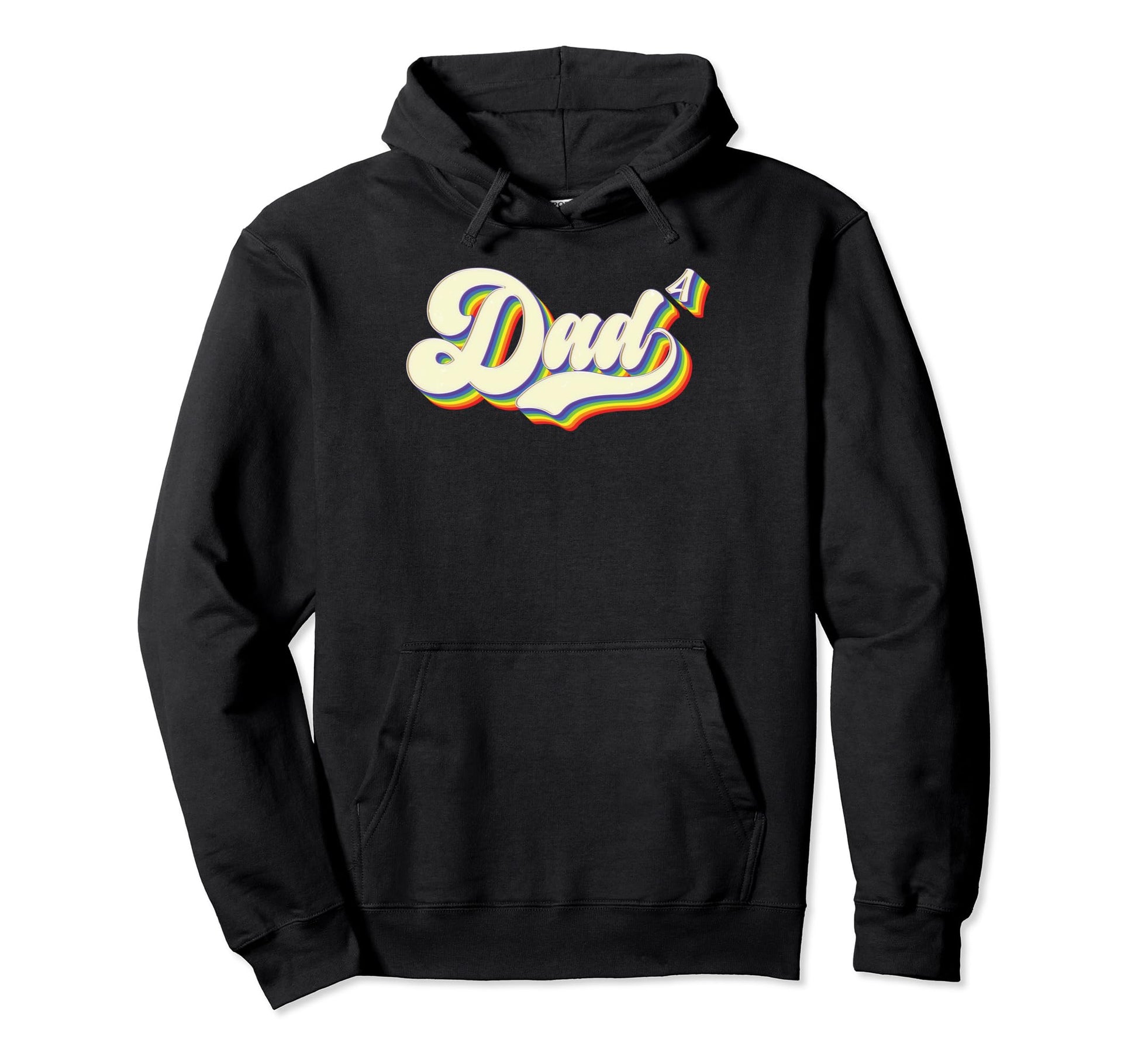Dad4 Fathers Day Dad To Fourth Power Funny Hoodie - Trendy Graphic Unisex - T-Shirt, Sweatshirt, Hoodie