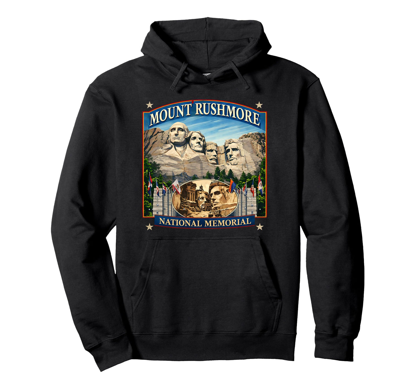 Mount Rushmore National Park Travel Hoodie - Casual Everyday Wear Unisex - T-Shirt, Sweatshirt, Hoodie