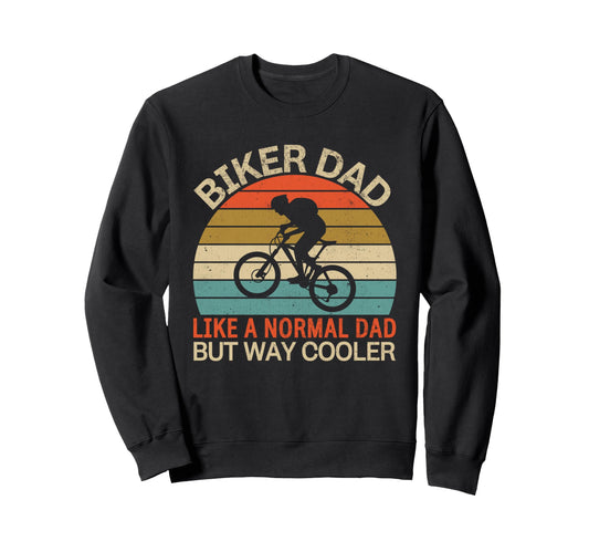 Biker Mountain Bike Dad T Shirts T-Shirt - Aesthetic Graphic Men Women - T-Shirt, Sweatshirt, Hoodie
