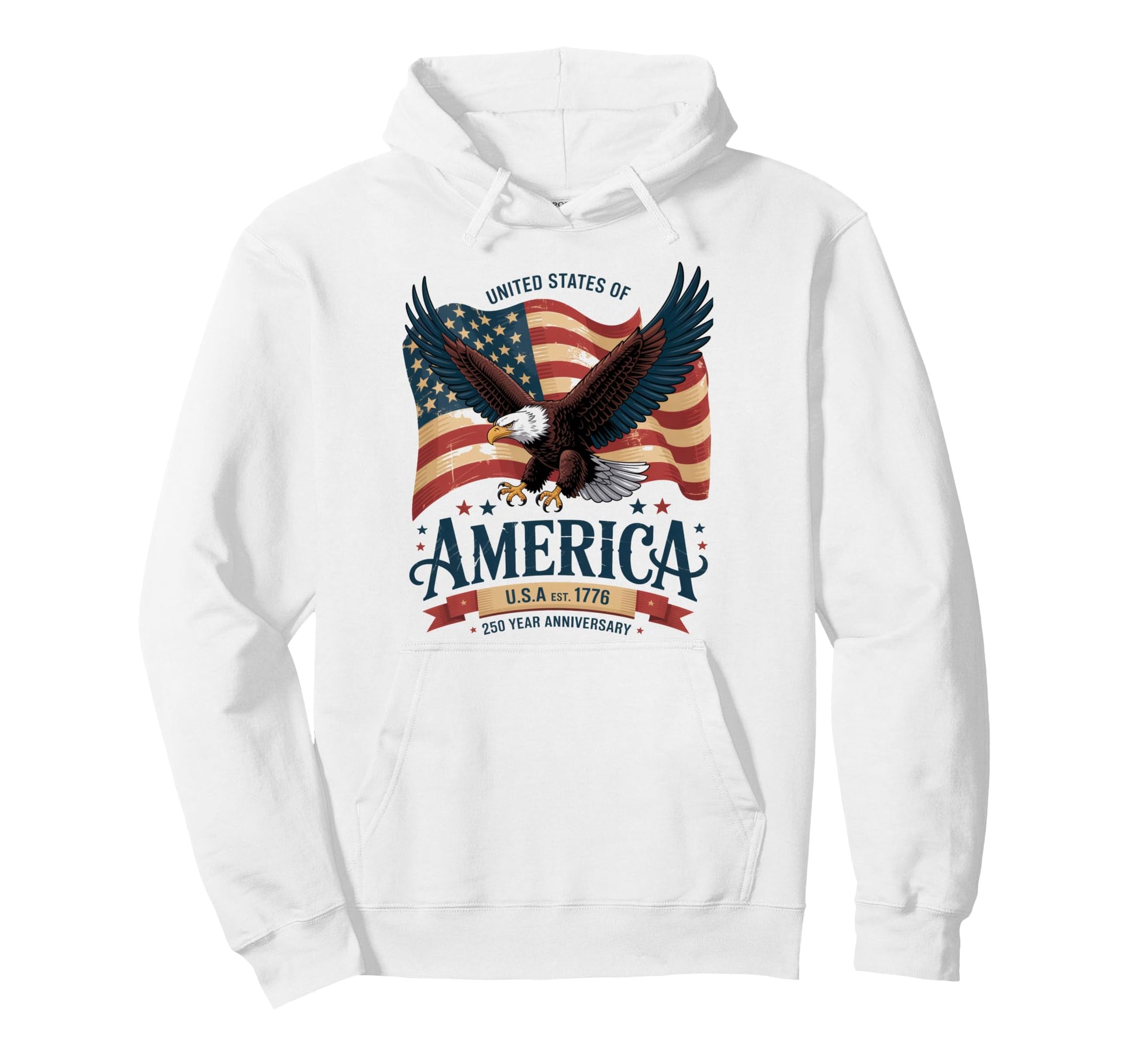 250Th Anniversary American History Usa Hoodie - Custom Art Print Unisex - T-Shirt, Sweatshirt, Hoodie