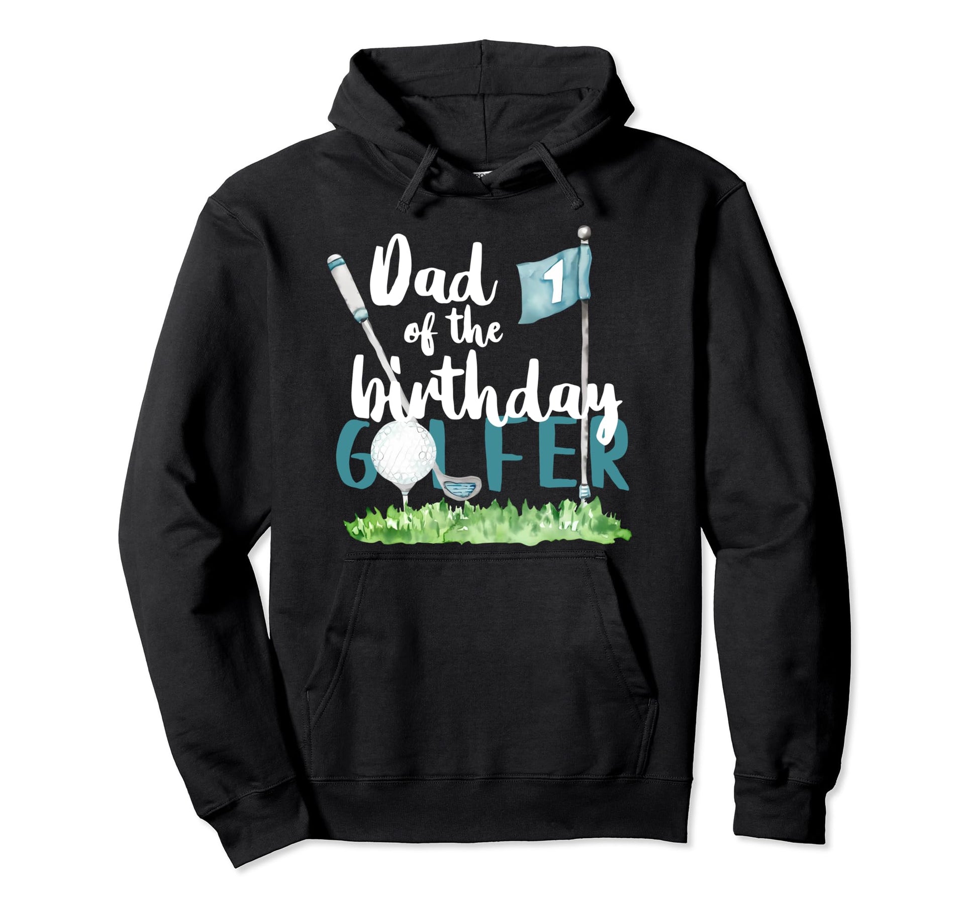 Dad Birthday Golfer Matching 1St Birthday Hoodie - Unique Graphic Unisex - T-Shirt, Sweatshirt, Hoodie