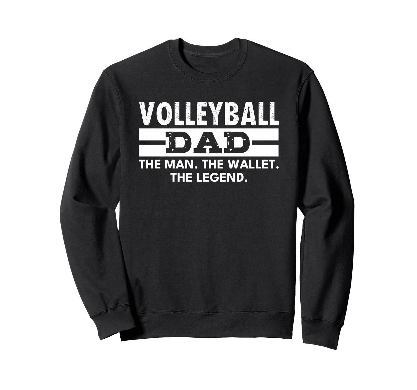 Volleyball Dad Myth Legend Sweatshirt - Custom Art Print Unisex - T-Shirt, Sweatshirt, Hoodie