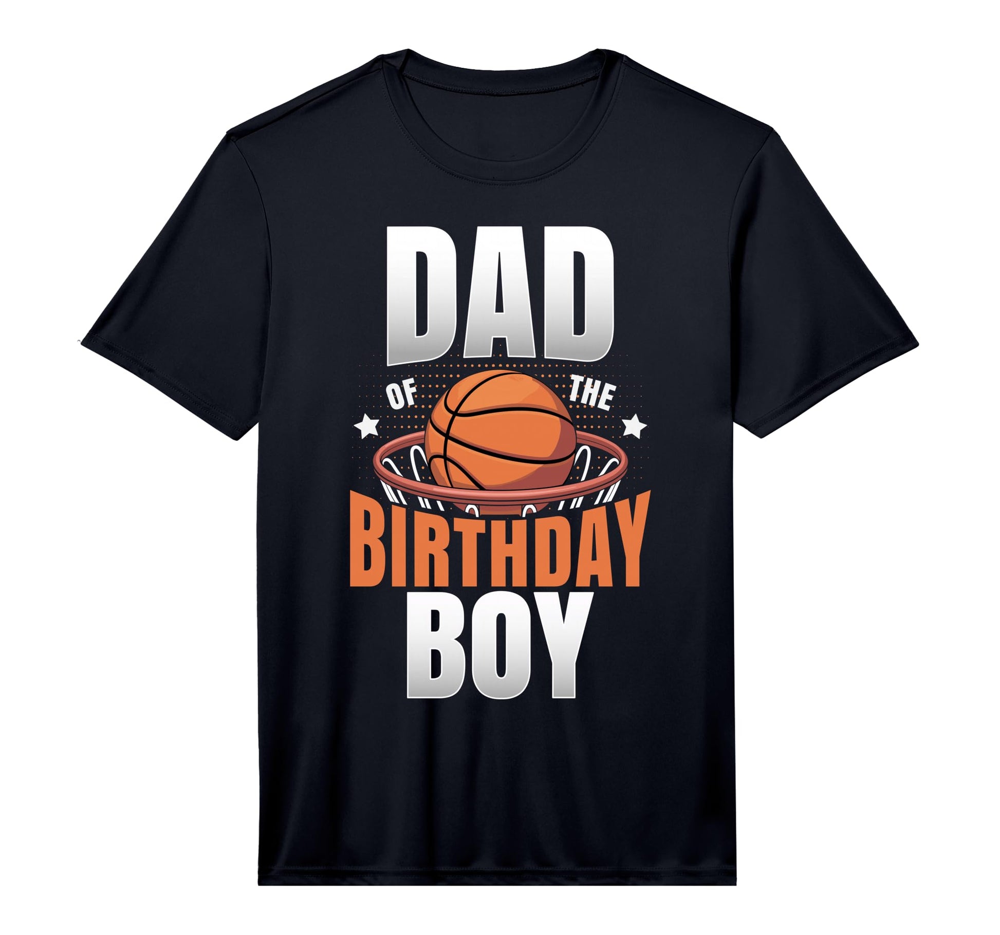 Dad Birthday Matching Basketball T-Shirt - Minimalist Print for Adults - T-Shirt, Sweatshirt, Hoodie