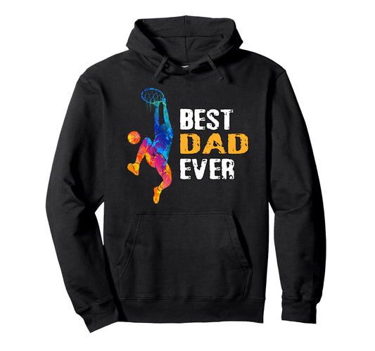 Basketball Father Basketball Dad Hoodie - Aesthetic Graphic Men Women - T-Shirt, Sweatshirt, Hoodie