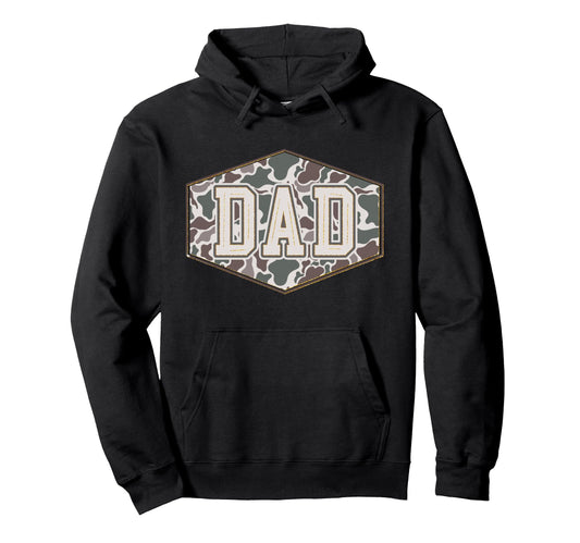 Camo Dad Hunting Fathers Day 2026 Hoodie - Streetwear Style Men Women - T-Shirt, Sweatshirt, Hoodie
