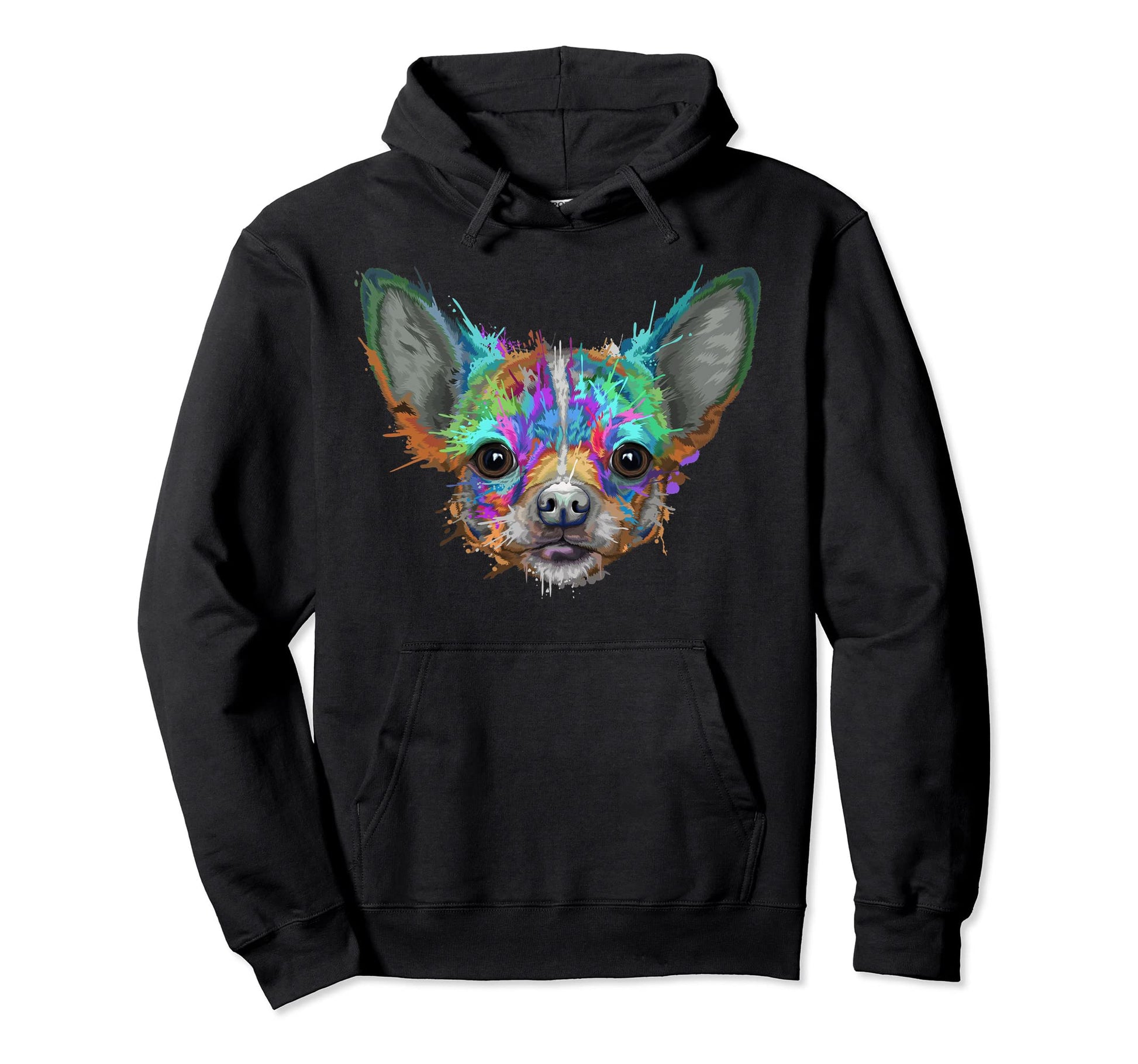 Chihuahua Colorful Chiwawa Pop Art Hoodie - Aesthetic Graphic for Adults - T-Shirt, Sweatshirt, Hoodie