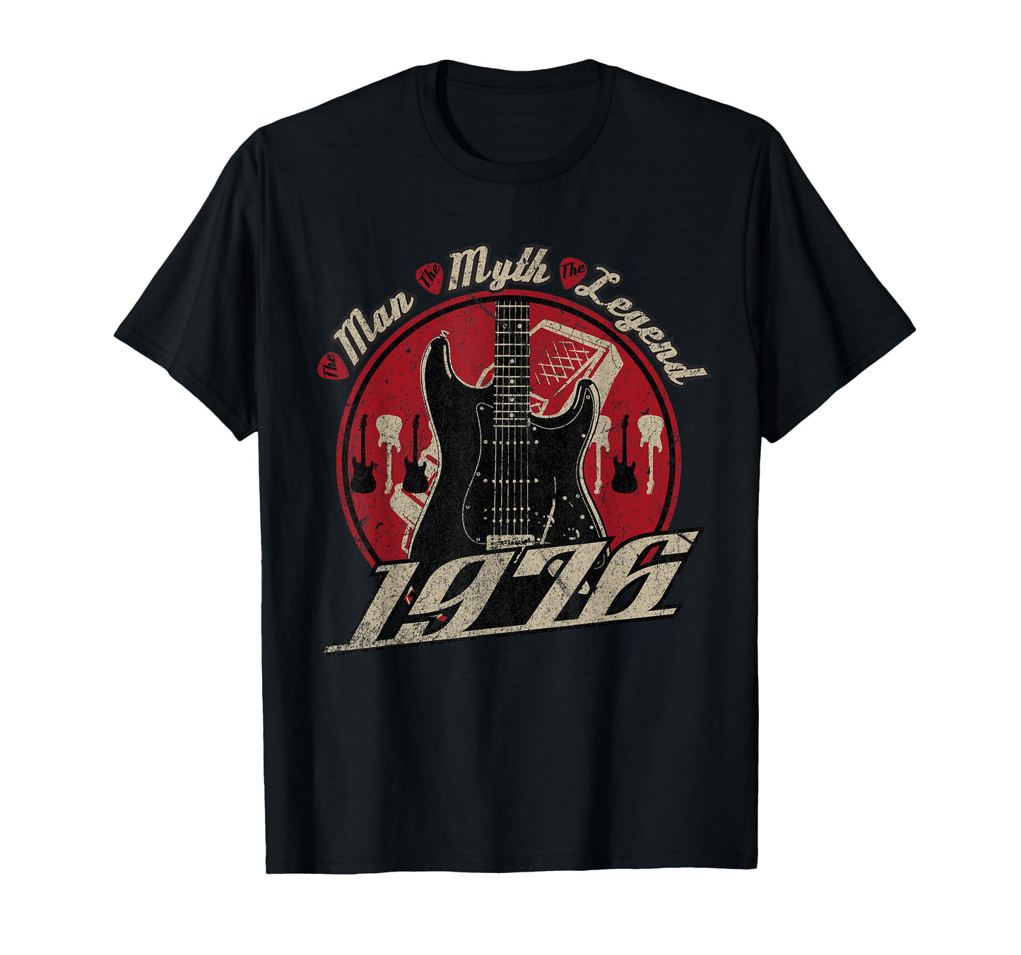 50Th Birthday Gift Guitar Players Born T-Shirt - Minimalist Print Unisex - T-Shirt, Sweatshirt, Hoodie