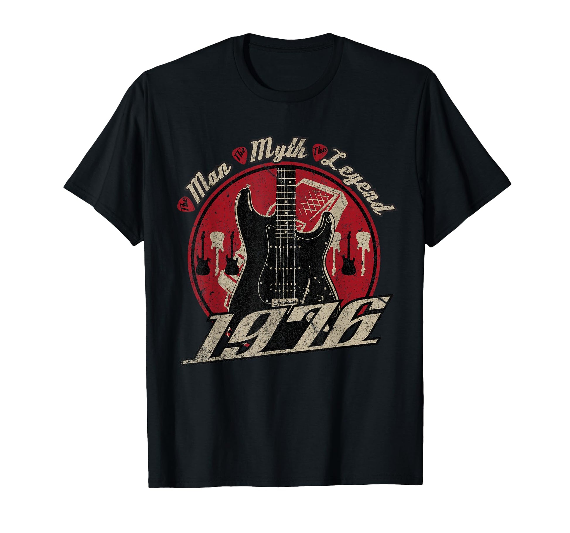 50Th Birthday Gift Guitar Players Born T-Shirt - Minimalist Print Unisex - T-Shirt, Sweatshirt, Hoodie