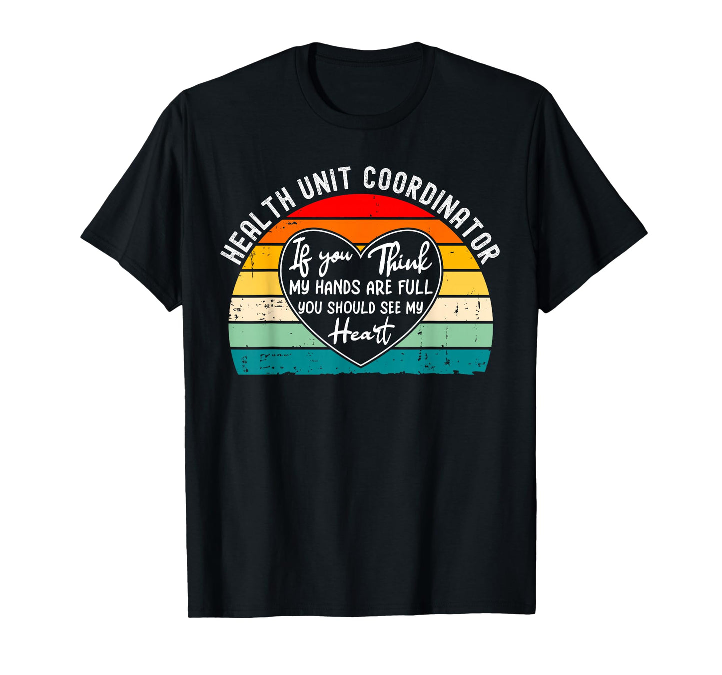 Health Unit Coordinator Appreciation T-Shirt - Minimalist Print Men Women - T-Shirt, Sweatshirt, Hoodie