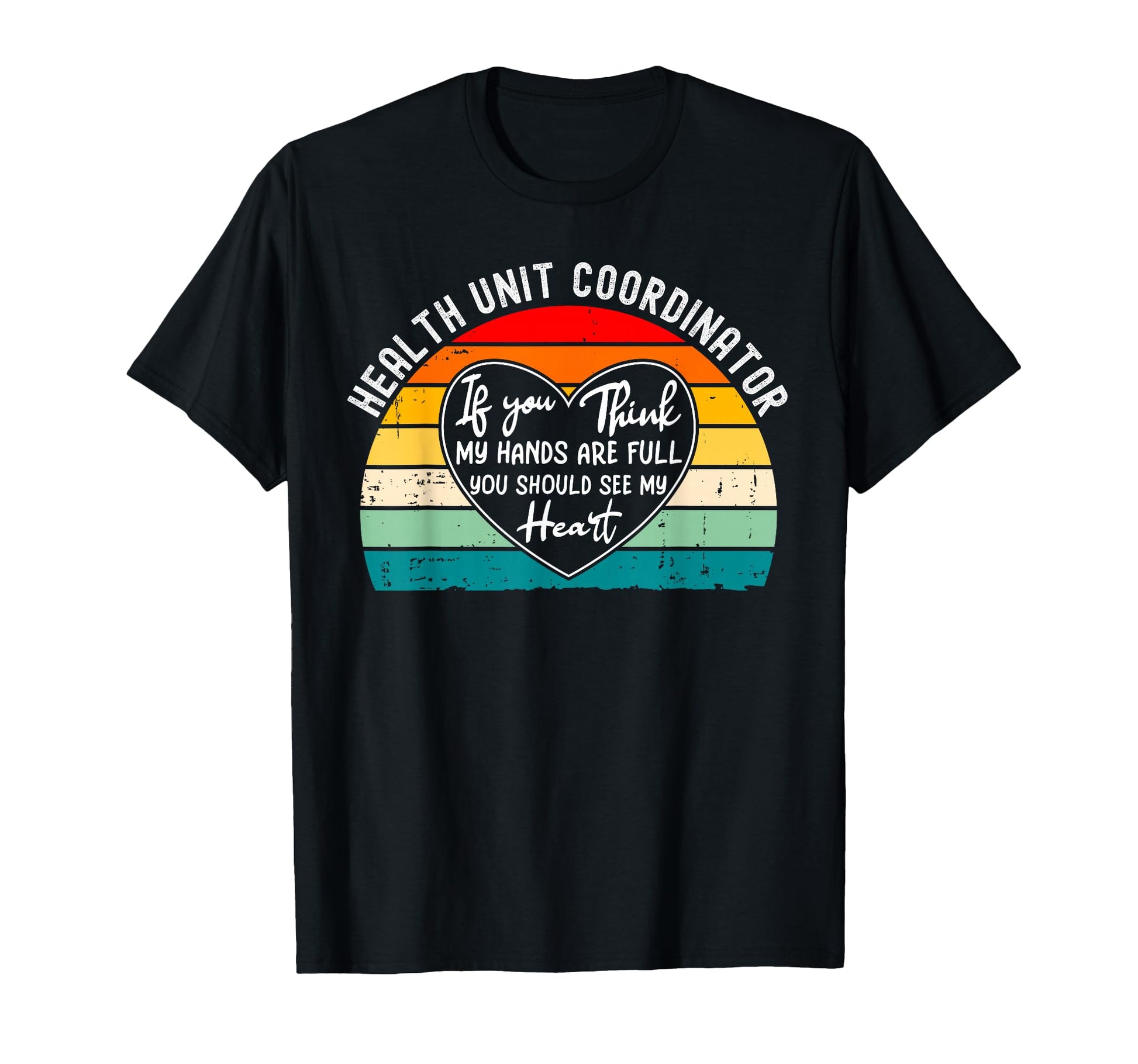 Health Unit Coordinator Appreciation T-Shirt - Minimalist Print Men Women - T-Shirt, Sweatshirt, Hoodie