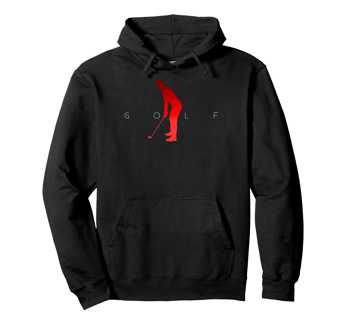 Minimalist Golf Club Ball Golfer Golfing Hoodie - Trendy Graphic Unisex - T-Shirt, Sweatshirt, Hoodie