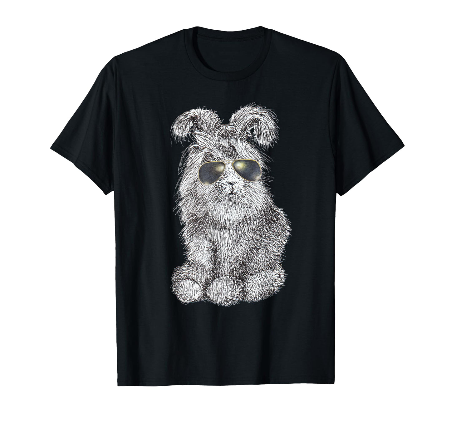 Angora Bunny Rabbit Police T-Shirt - Casual Everyday Wear Men Women - T-Shirt, Sweatshirt, Hoodie