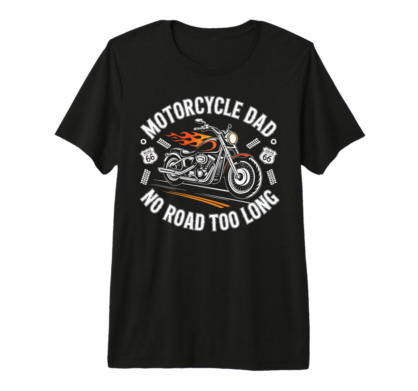 Mens Motorcycle Dad Motorcyle T-Shirt - Fun Novelty Design for Adults - T-Shirt, Sweatshirt, Hoodie