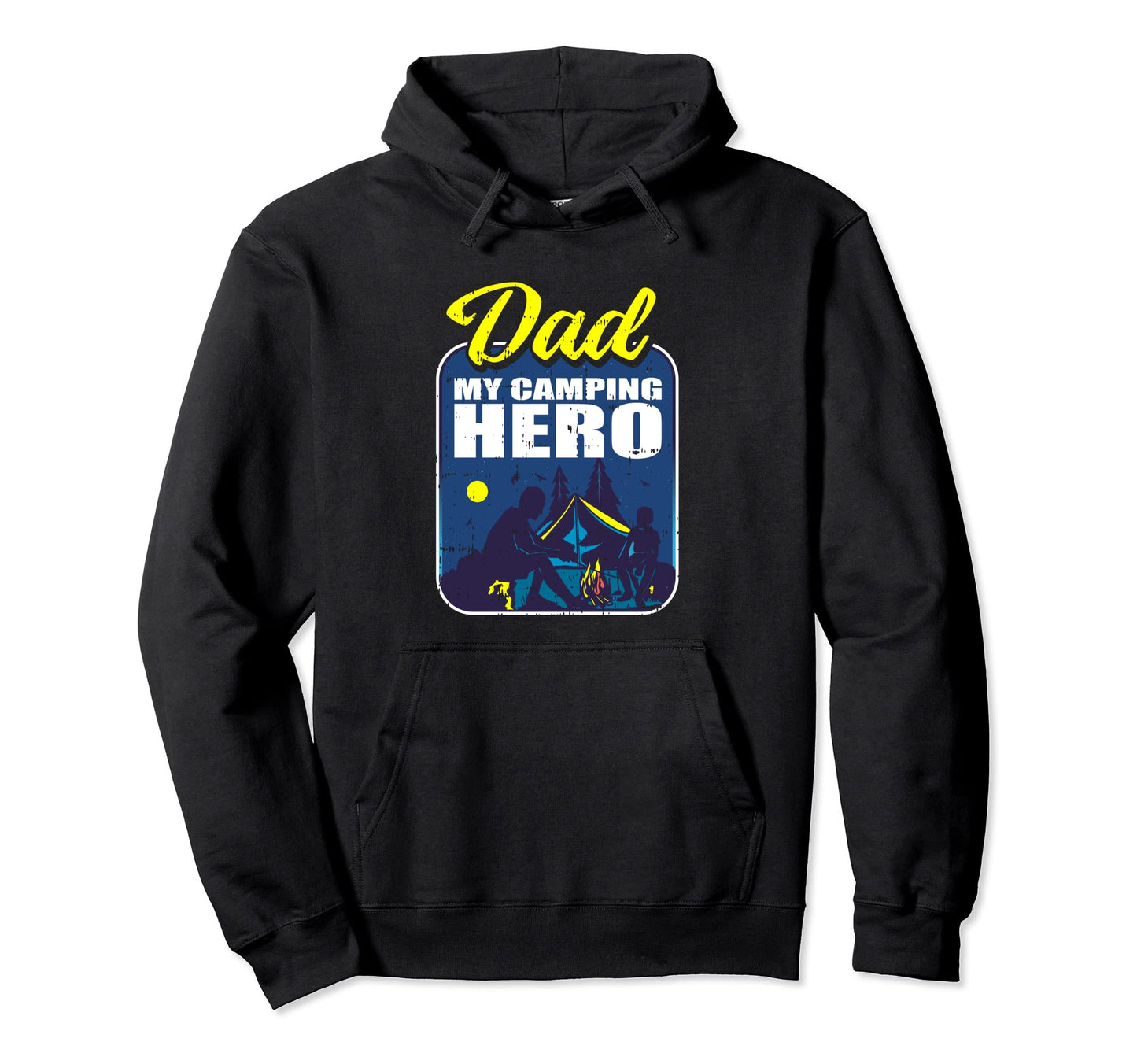 Camping Dad Fathers Day Hiking Camper Hoodie - Streetwear Style Unisex - T-Shirt, Sweatshirt, Hoodie