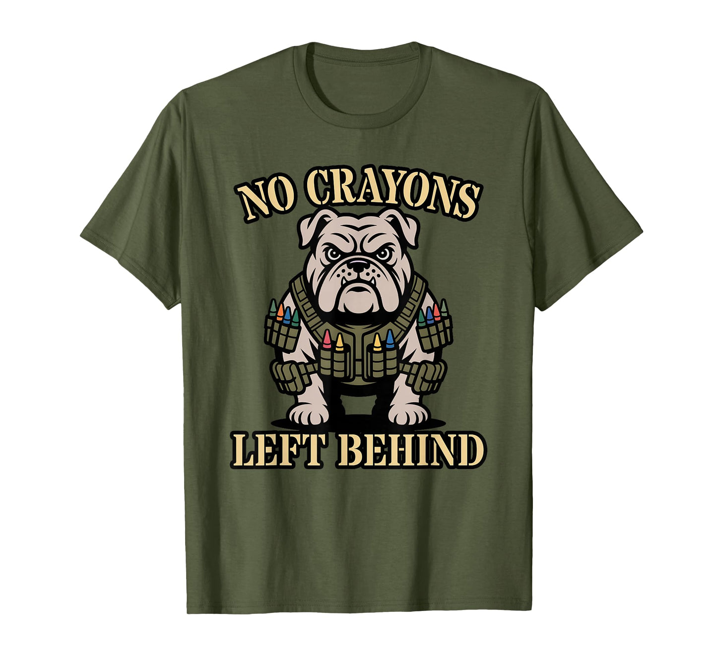 No Crayons Left Behind Troop Squad T-Shirt - Unique Graphic Men Women - T-Shirt, Sweatshirt, Hoodie