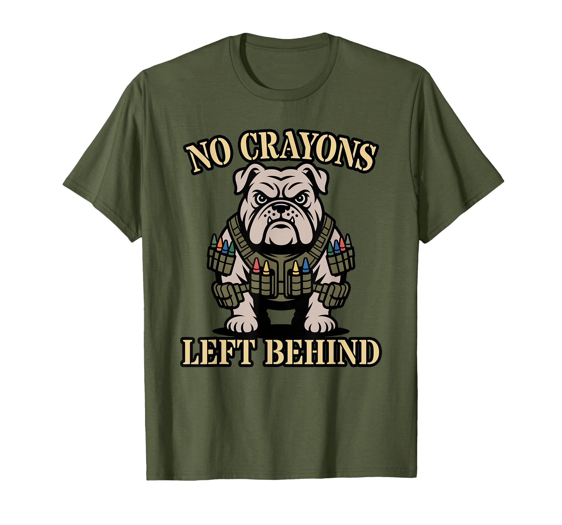 No Crayons Left Behind Troop Squad T-Shirt - Unique Graphic Men Women - T-Shirt, Sweatshirt, Hoodie