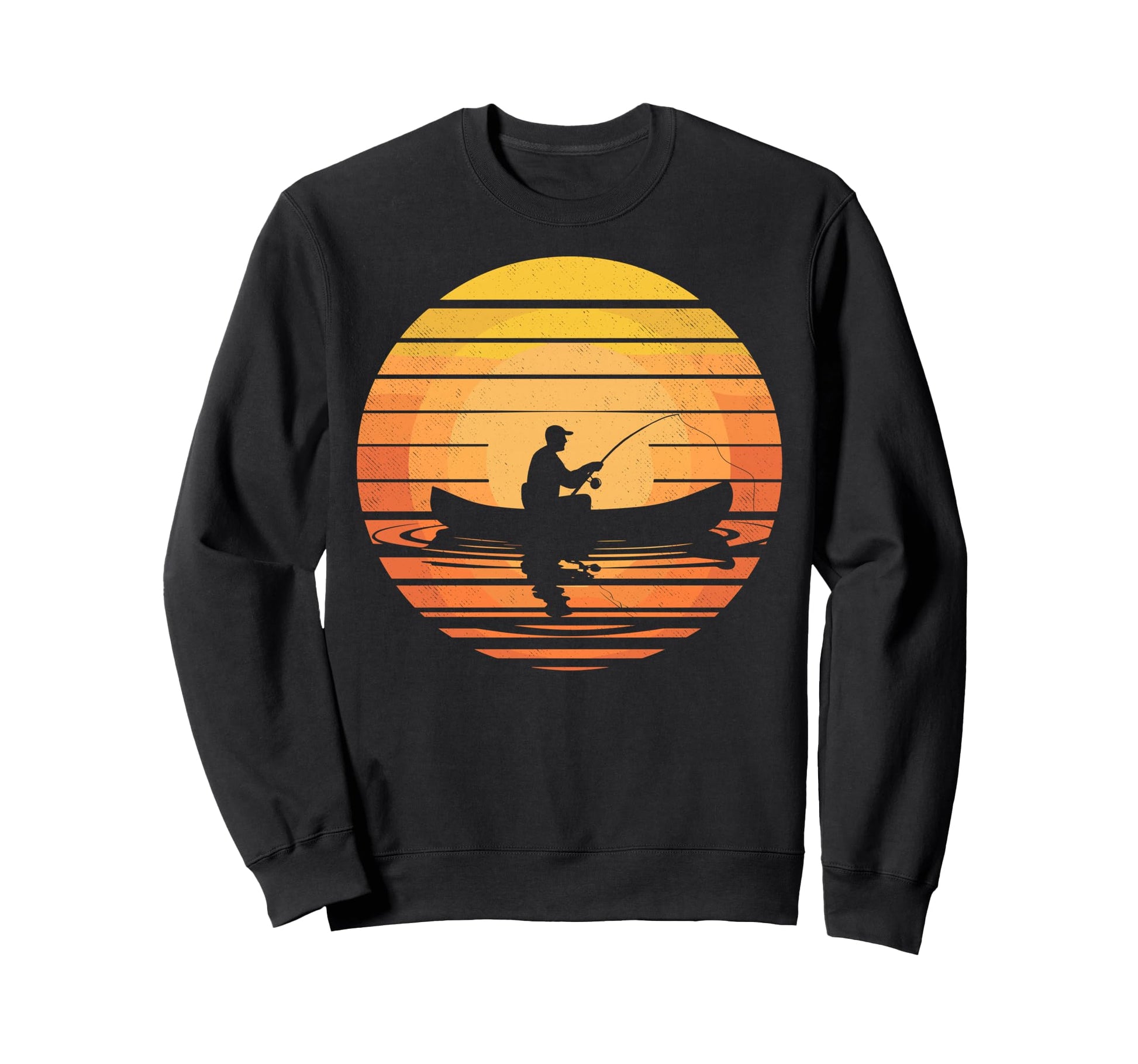 Fisherman Angler Bass Fishing Sweatshirt - Novelty Apparel for Adults - T-Shirt, Sweatshirt, Hoodie