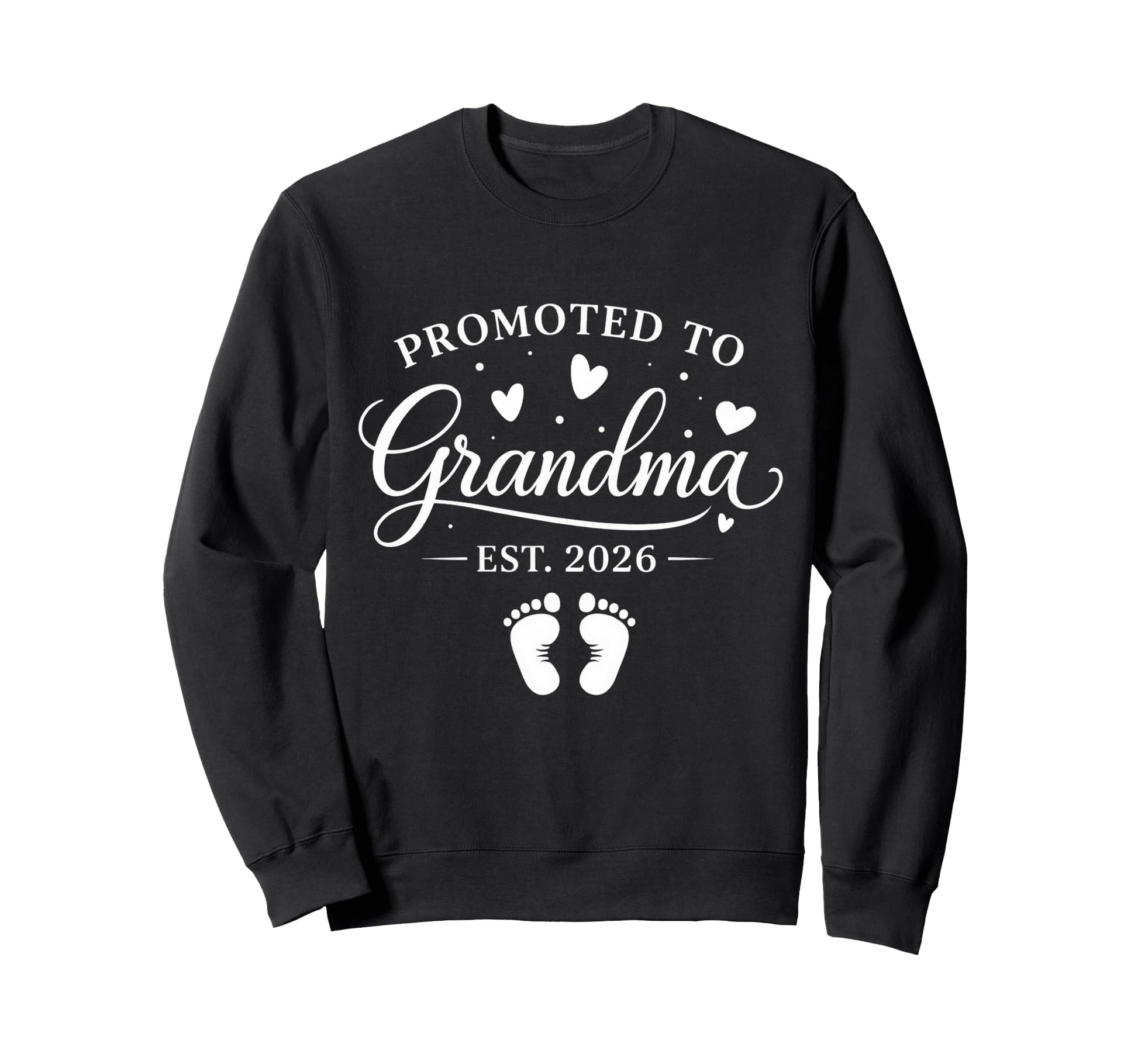 Promoted To Grandma 2026 Gender Reveal Sweatshirt - Novelty Apparel Unisex - T-Shirt, Sweatshirt, Hoodie
