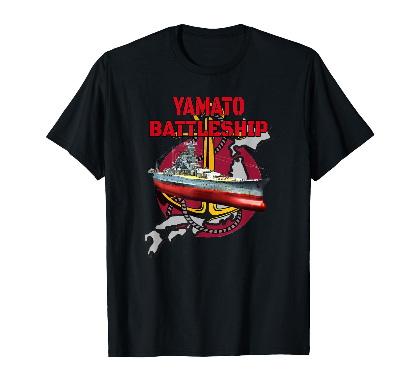 Japanese Battleship Yamato Ww2 Warship T-Shirt - Minimalist Print Unisex - T-Shirt, Sweatshirt, Hoodie