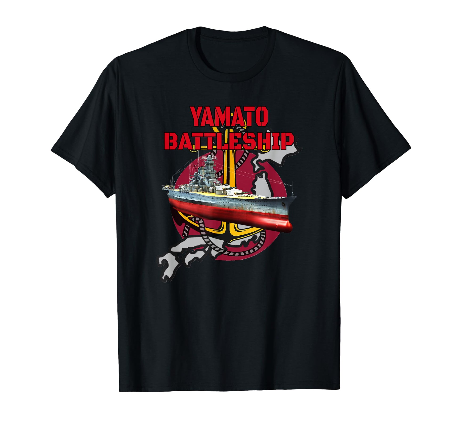 Japanese Battleship Yamato Ww2 Warship T-Shirt - Minimalist Print Unisex - T-Shirt, Sweatshirt, Hoodie