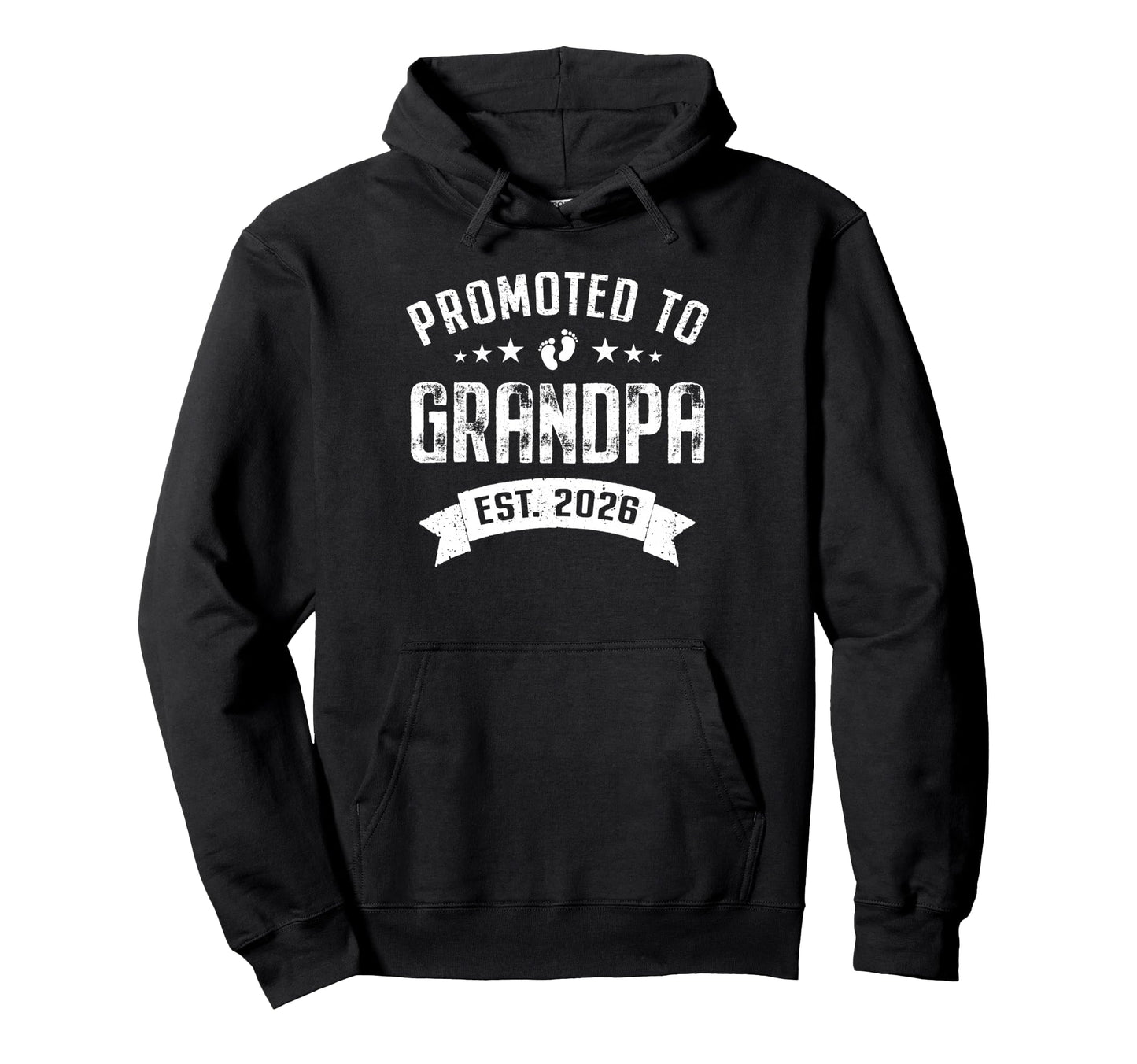 Promoted To Grandpa Est 2026 Soon To Be Hoodie - Unique Graphic Unisex - T-Shirt, Sweatshirt, Hoodie