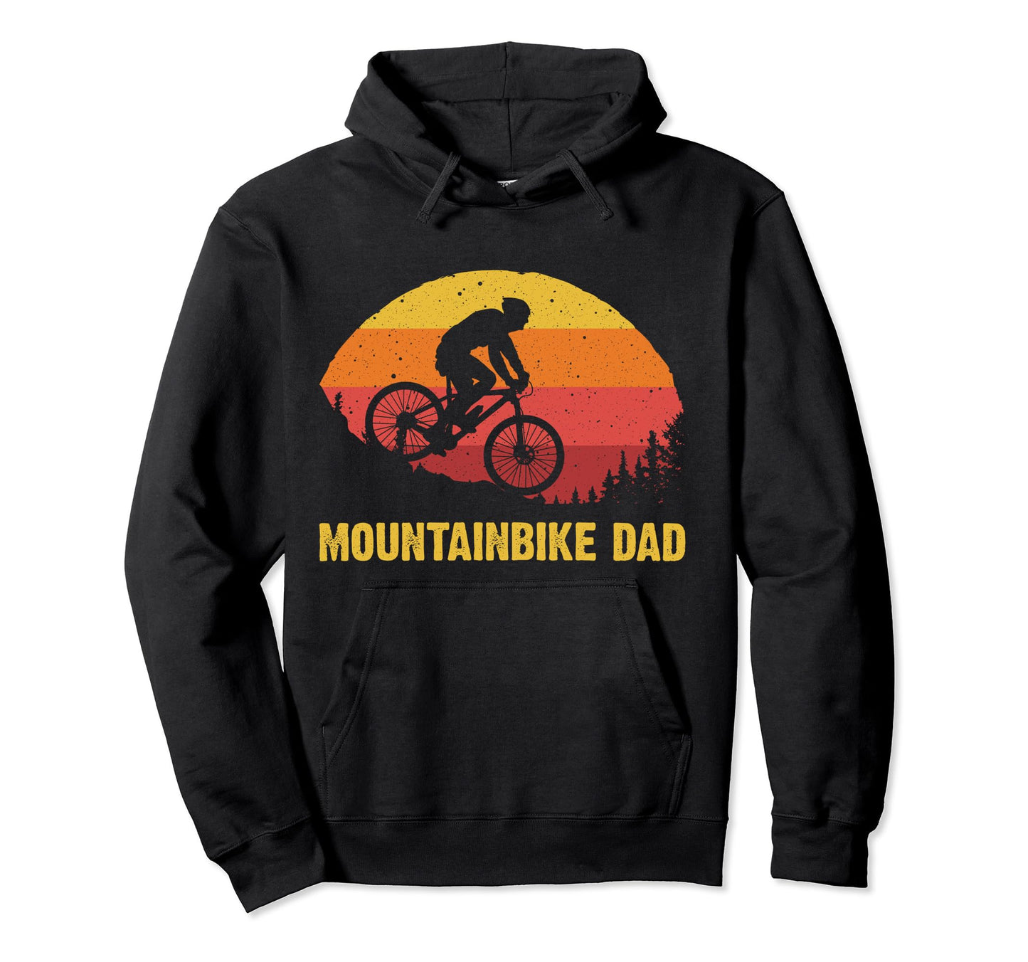Mountain Biking Dad Father Biker Mtb Hoodie - Unique Graphic for Adults - T-Shirt, Sweatshirt, Hoodie