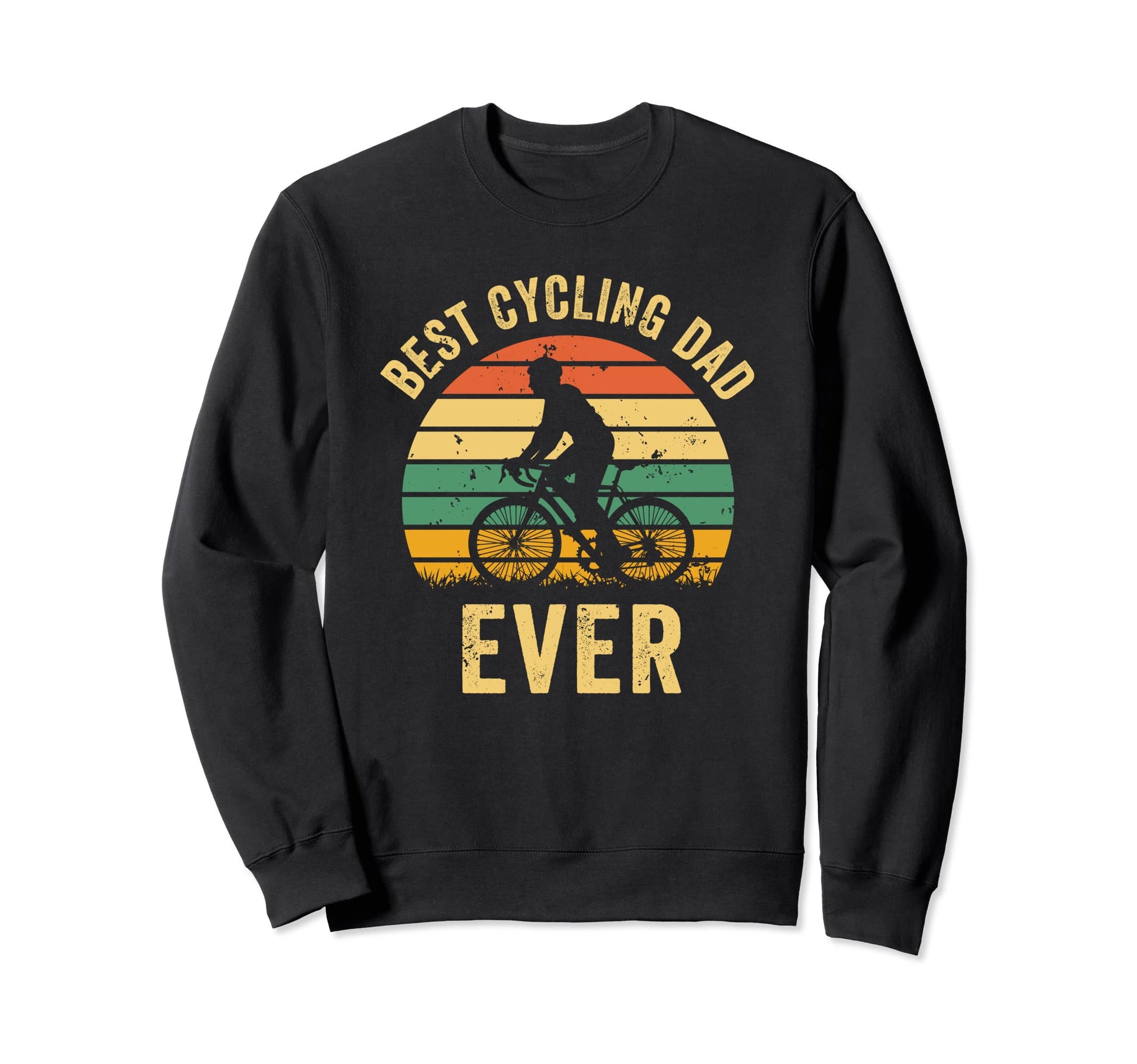 Cycling Biker Sunset Bicycle Sweatshirt - Trendy Graphic for Adults - T-Shirt, Sweatshirt, Hoodie