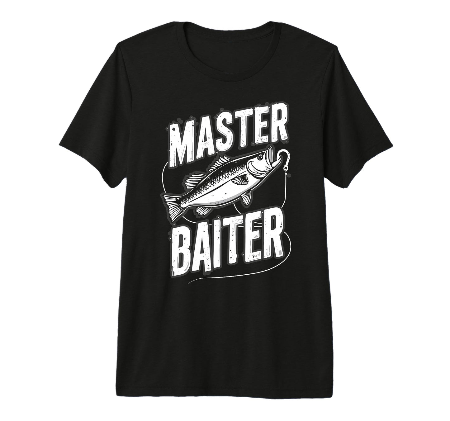 Master Baiter Meme Bass Fishing Fish T-Shirt - Aesthetic Graphic Men Women - T-Shirt, Sweatshirt, Hoodie