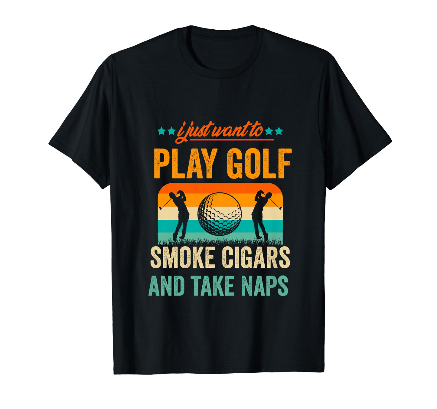 I Just Want To Smoke Cigars Play T-Shirt - Custom Art Print for Adults - T-Shirt, Sweatshirt, Hoodie