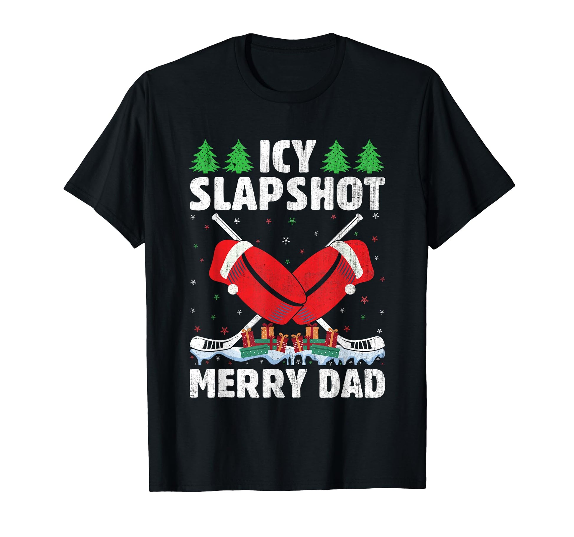 Ice Hockey Dad Player Pucking Coach T-Shirt - Novelty Apparel for Adults - T-Shirt, Sweatshirt, Hoodie
