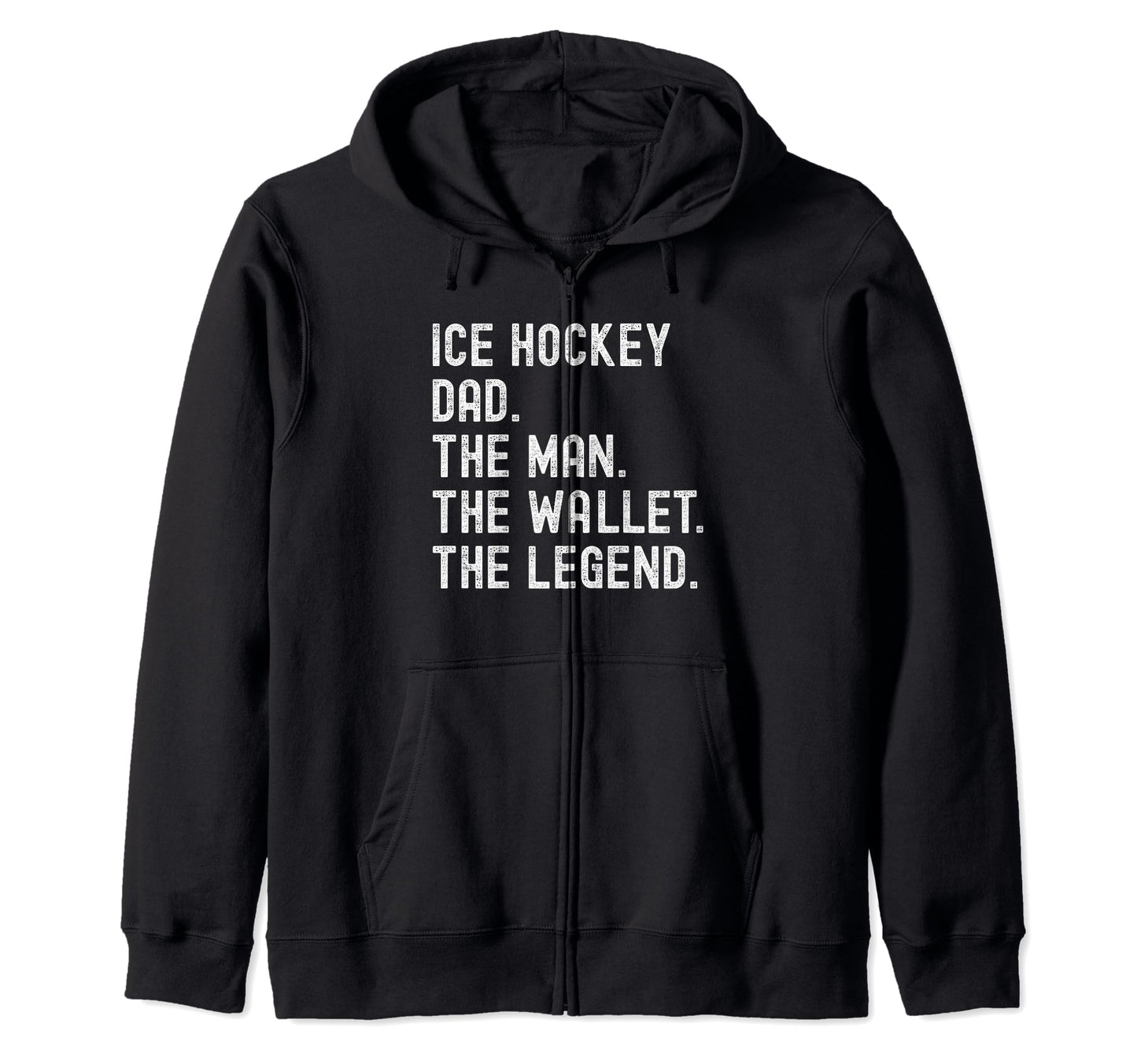 Ice Hockey Dad Wallet T-Shirt - Fun Novelty Design for Adults - T-Shirt, Sweatshirt, Hoodie