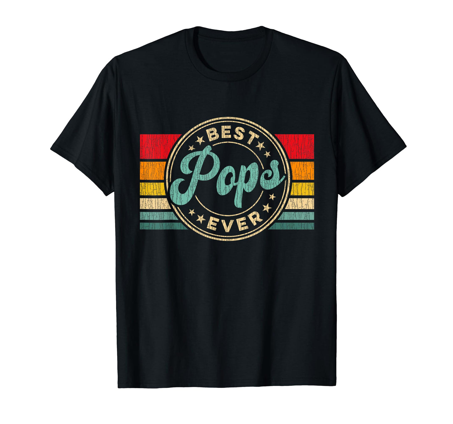 Best Pops Ever Fathers Day Gift T-Shirt - Custom Art Print Unisex - T-Shirt, Sweatshirt, Hoodie