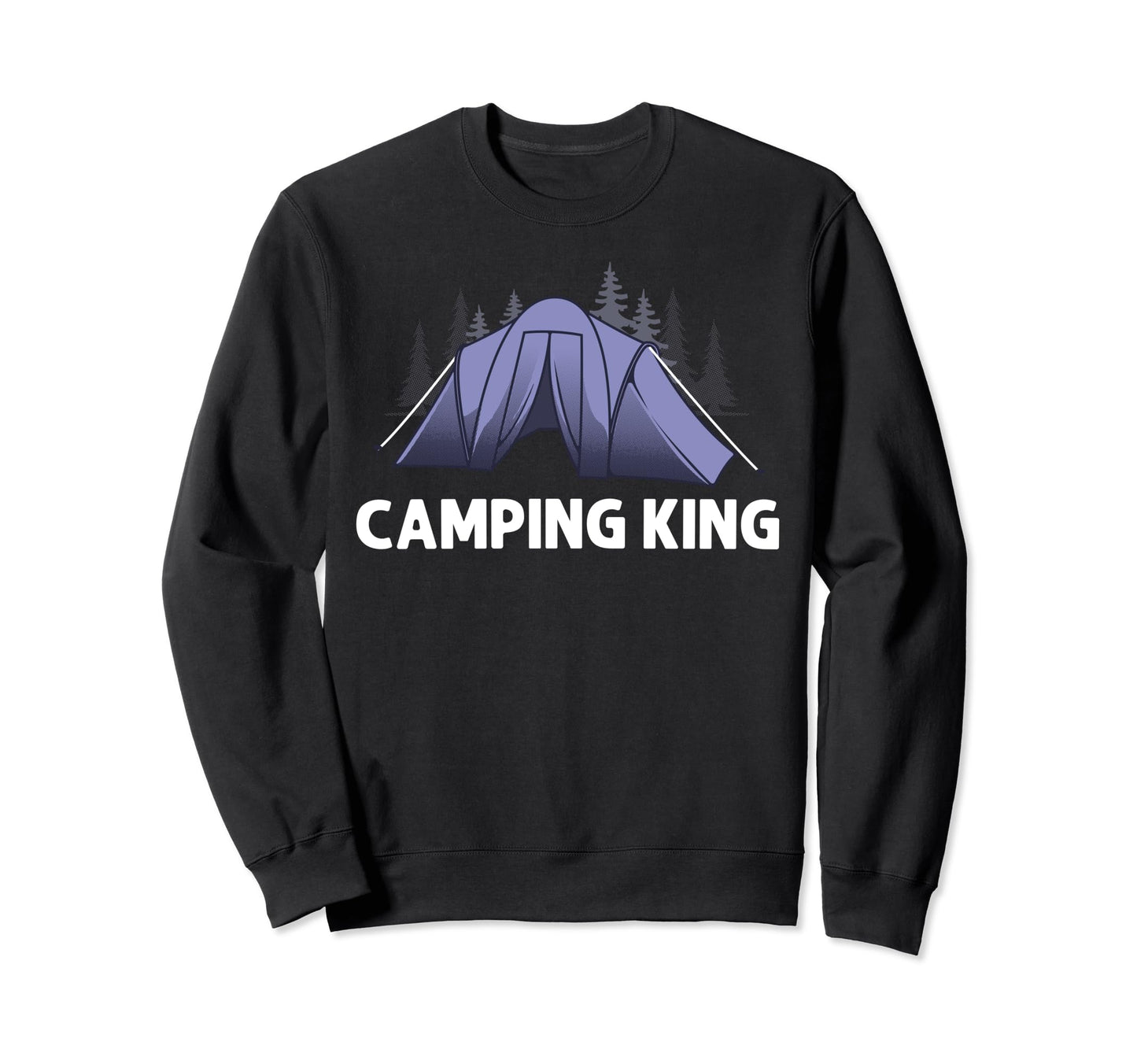 Camping Dad Camper Rv Tent Hiking Sweatshirt - Graphic Print Men Women - T-Shirt, Sweatshirt, Hoodie