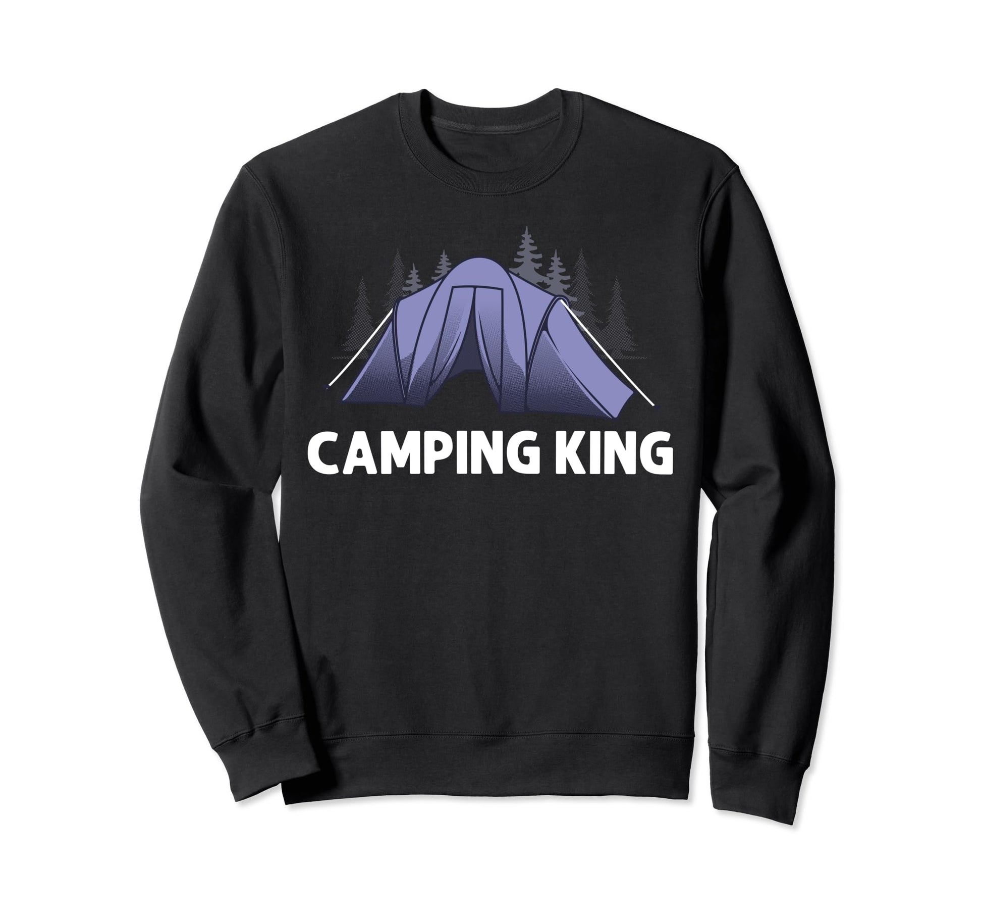 Camping Dad Camper Rv Tent Hiking Sweatshirt - Graphic Print Men Women - T-Shirt, Sweatshirt, Hoodie