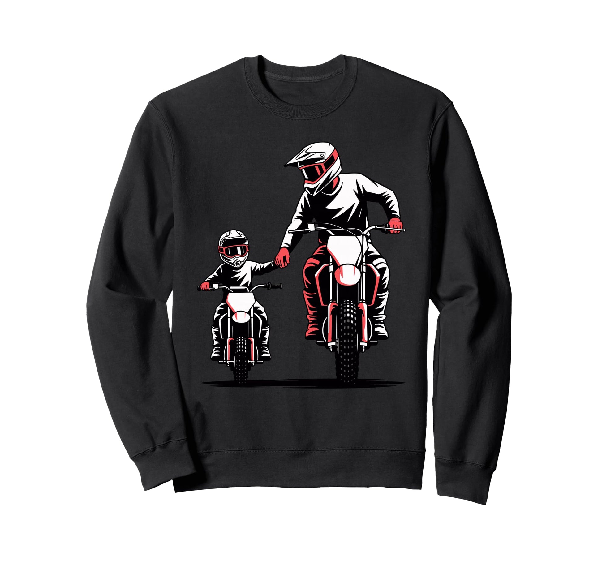 Father And Son Dirt Bike Sweatshirt - Streetwear Style for Adults - T-Shirt, Sweatshirt, Hoodie