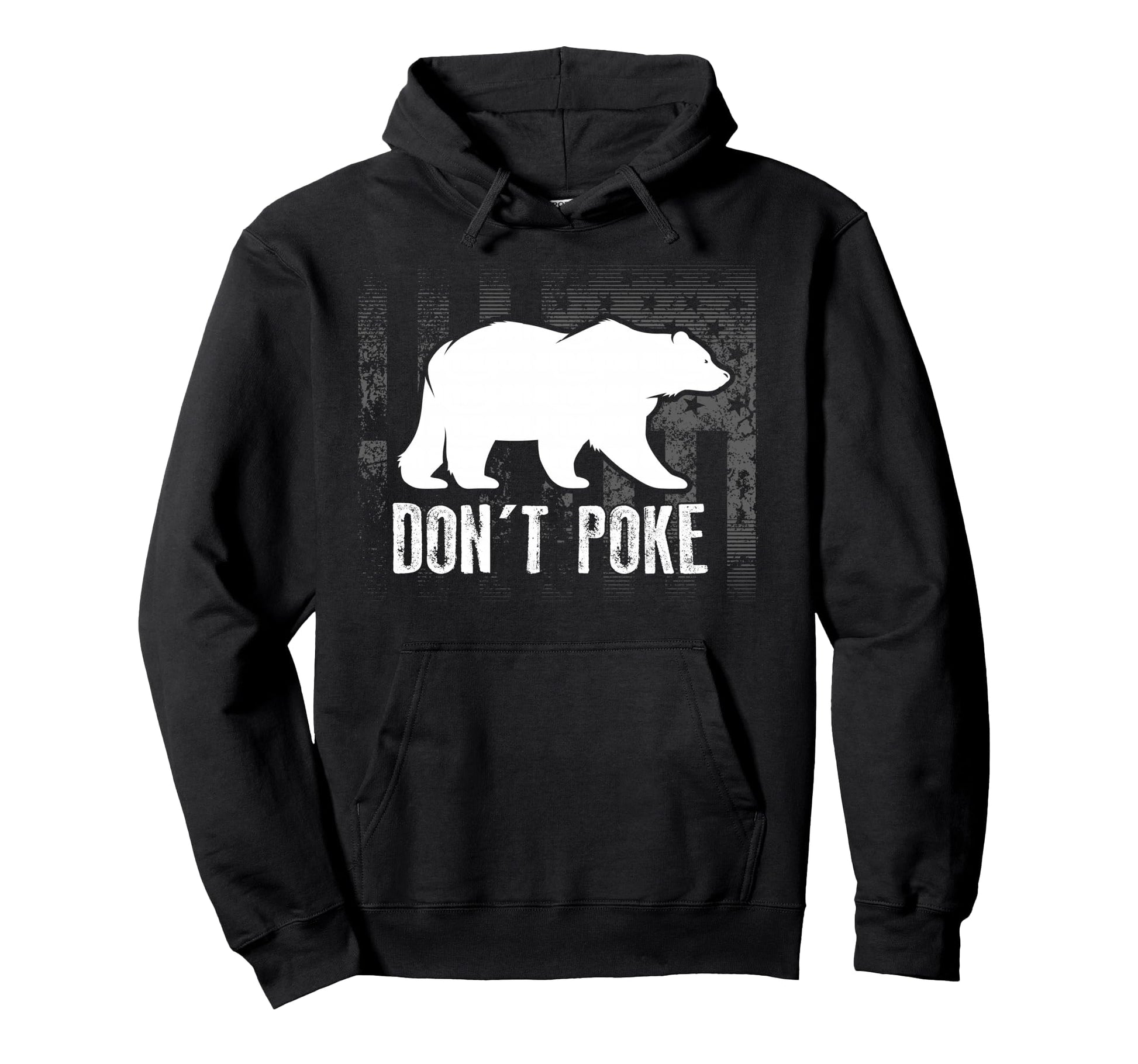 Dont Poke Funny Bear Superhero Hoodie - Casual Everyday Wear Men Women - T-Shirt, Sweatshirt, Hoodie