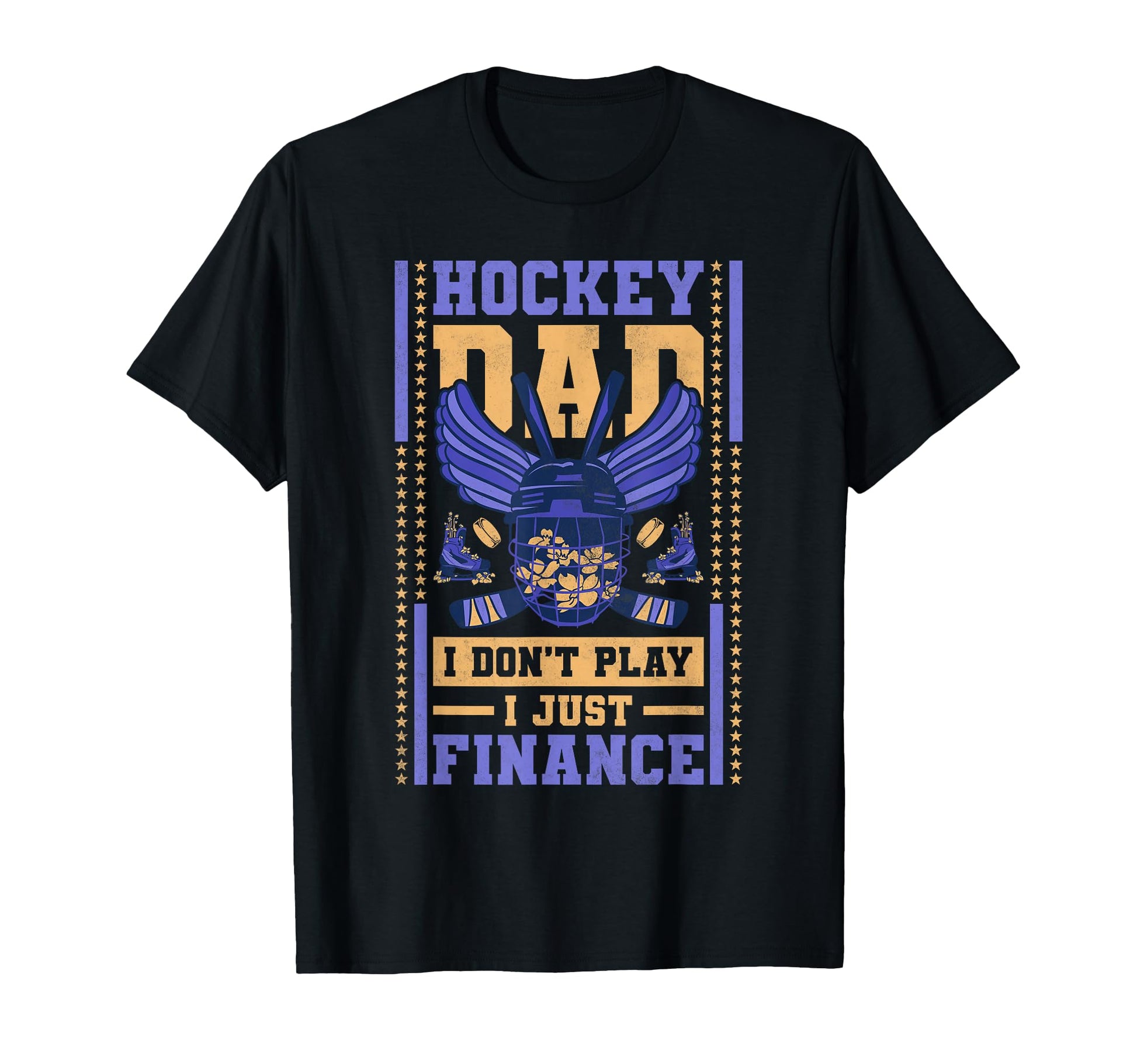 Hockey Dad I Dont Play I Just Finance T-Shirt - Minimalist Print Unisex - T-Shirt, Sweatshirt, Hoodie