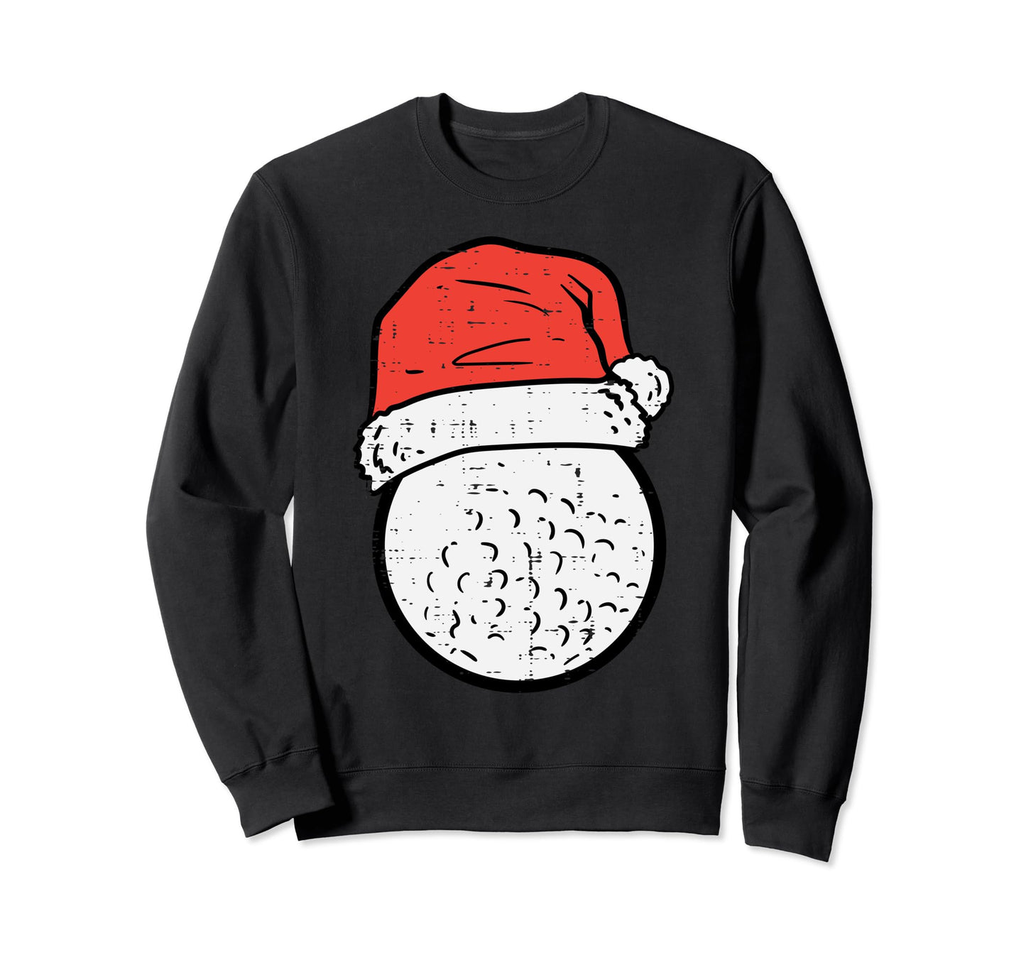 Golf Santa Hat Sports Pjs Sweatshirt - Casual Everyday Wear for Adults - T-Shirt, Sweatshirt, Hoodie