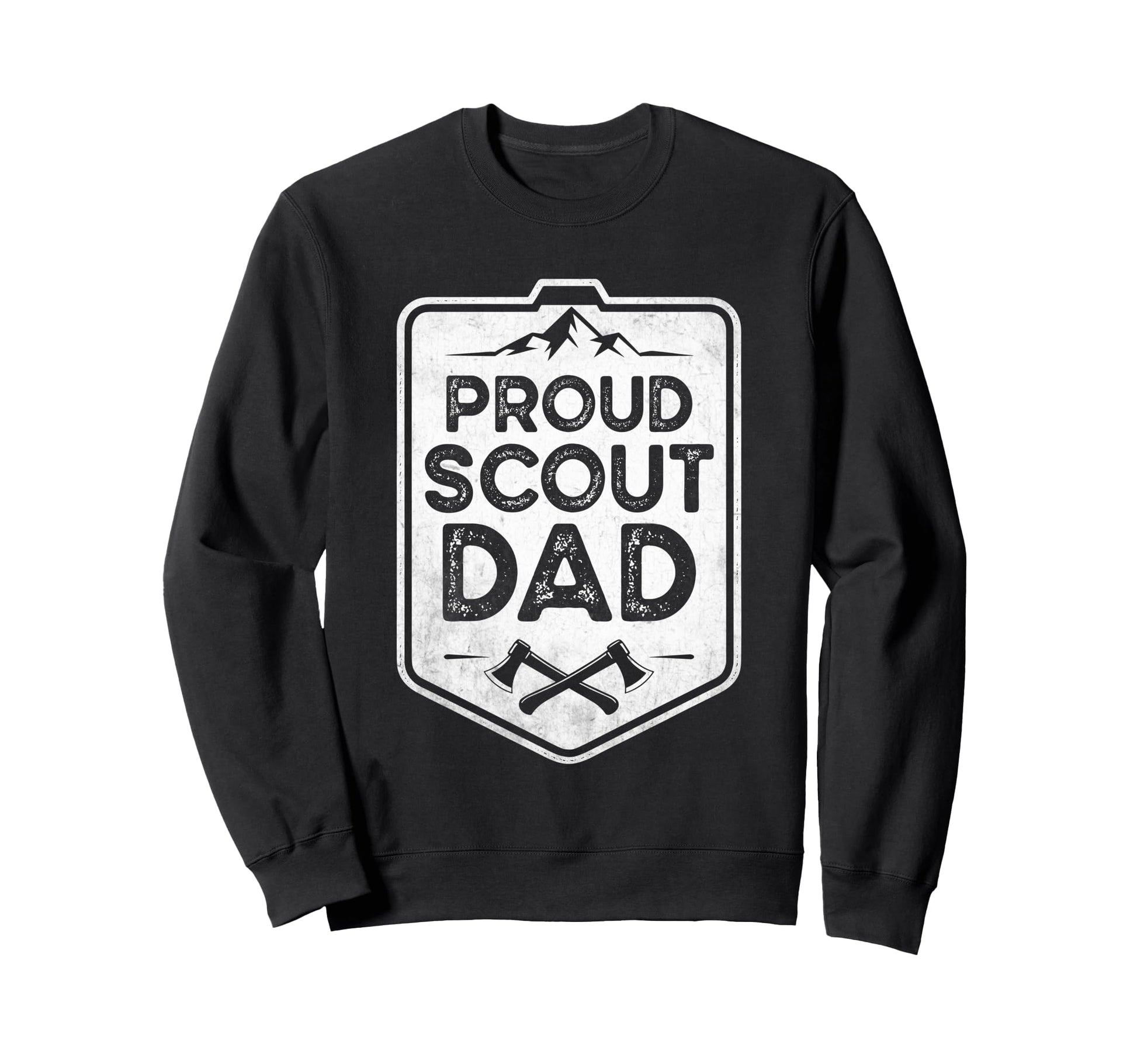 Proud Scout Dad Camping Scouting Sweatshirt - Custom Art Print for Adults - T-Shirt, Sweatshirt, Hoodie