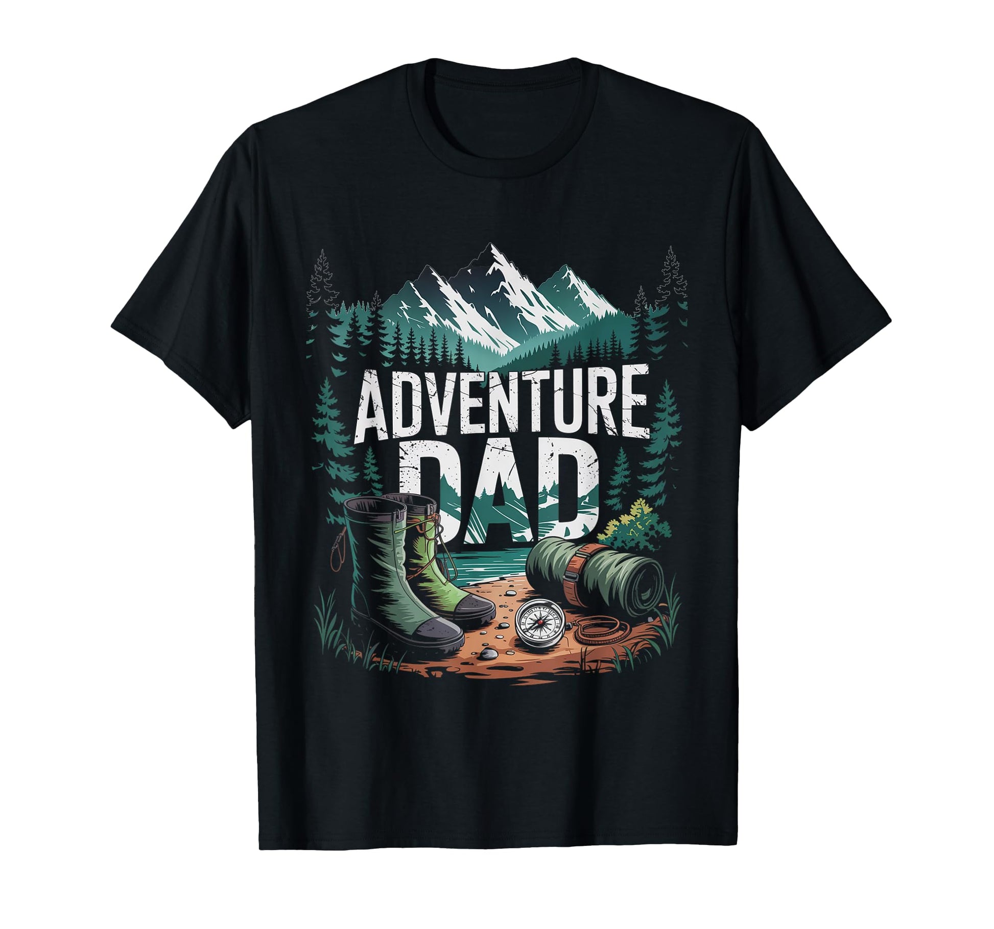 Adventure Dad Outdoor Hiking And T-Shirt - Casual Everyday Wear for Adults - T-Shirt, Sweatshirt, Hoodie