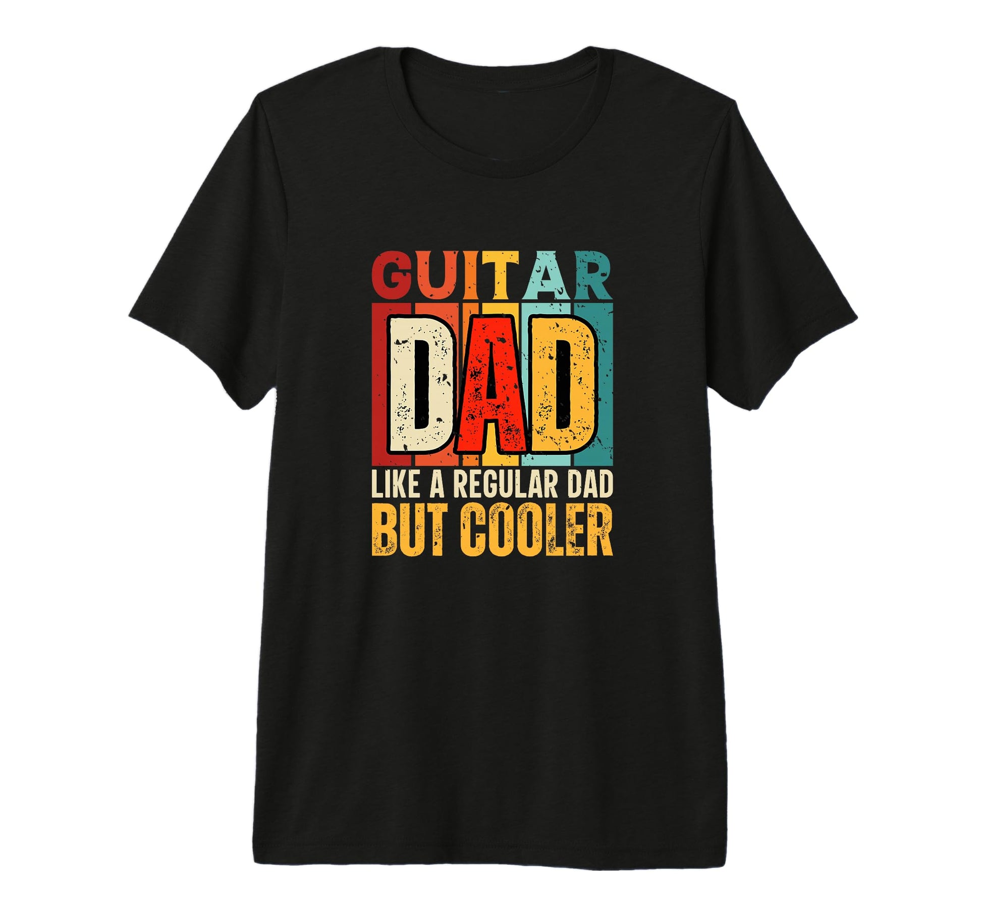 Guitar Dad Like Regular Dad But T-Shirt - Custom Art Print Men Women - T-Shirt, Sweatshirt, Hoodie